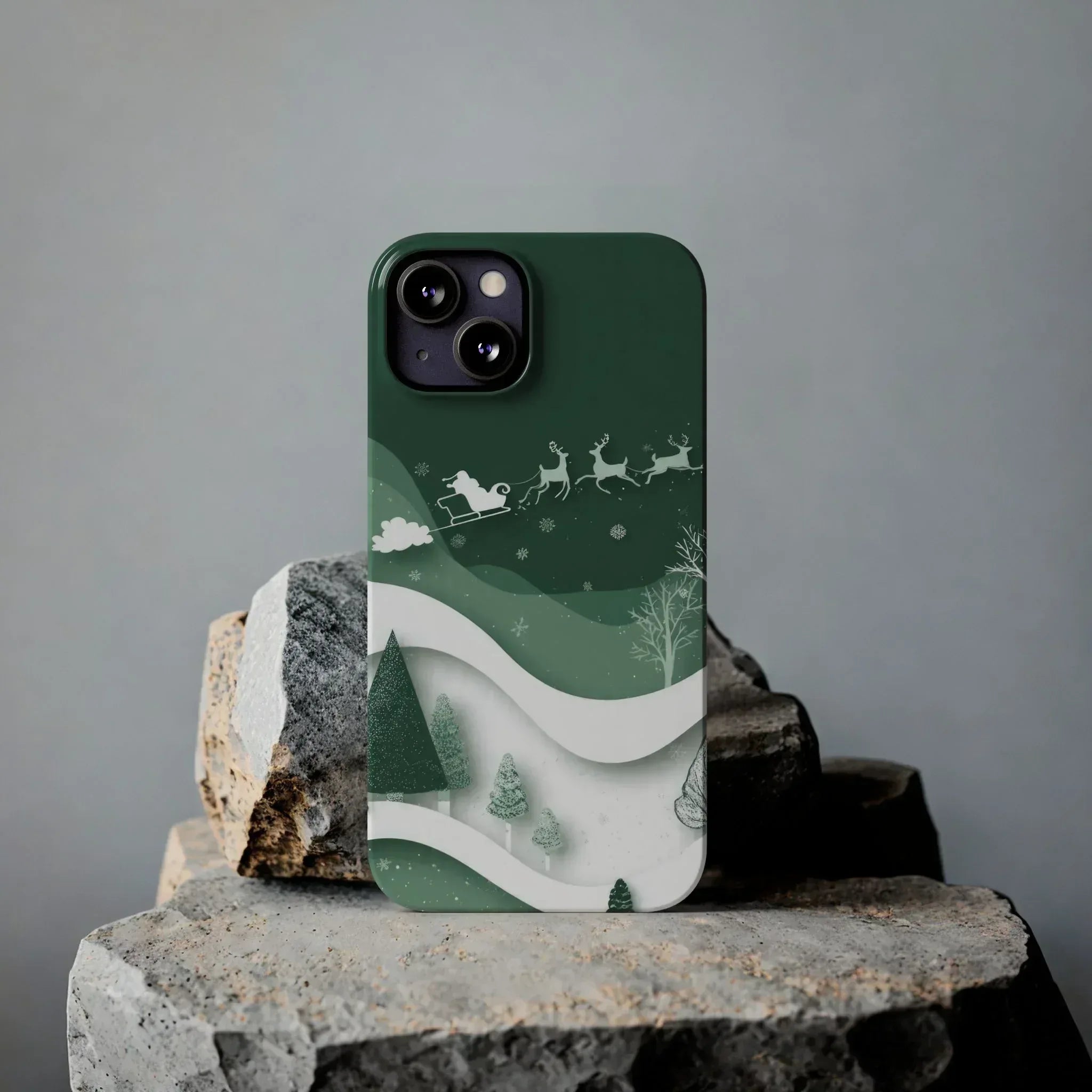 Evergreen Forest Phone Case for iPhone 11–17 - KARARMDESIGN
