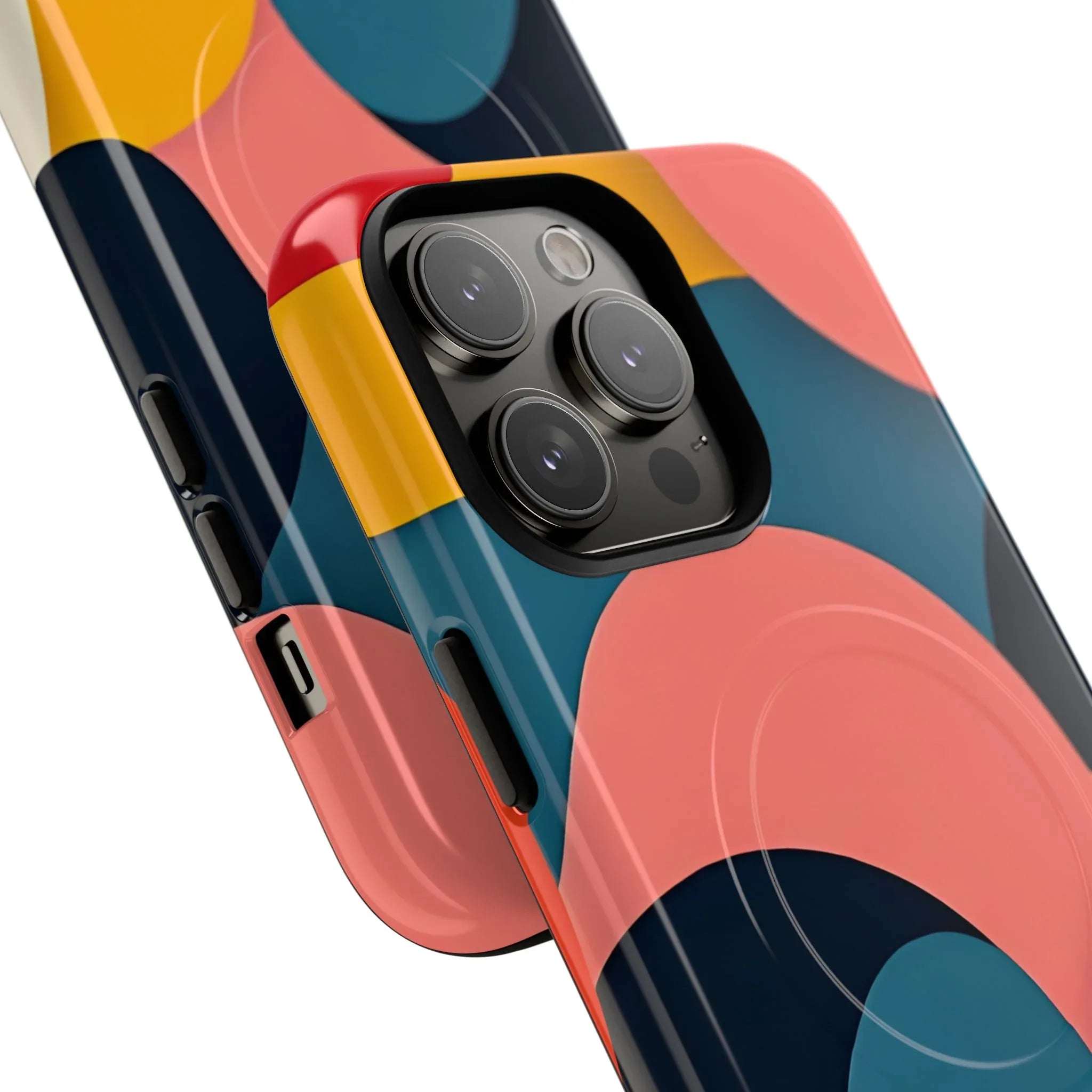 Colorful Abstract Art Phone Case for iPhone 13-17 - KARARMDESIGN