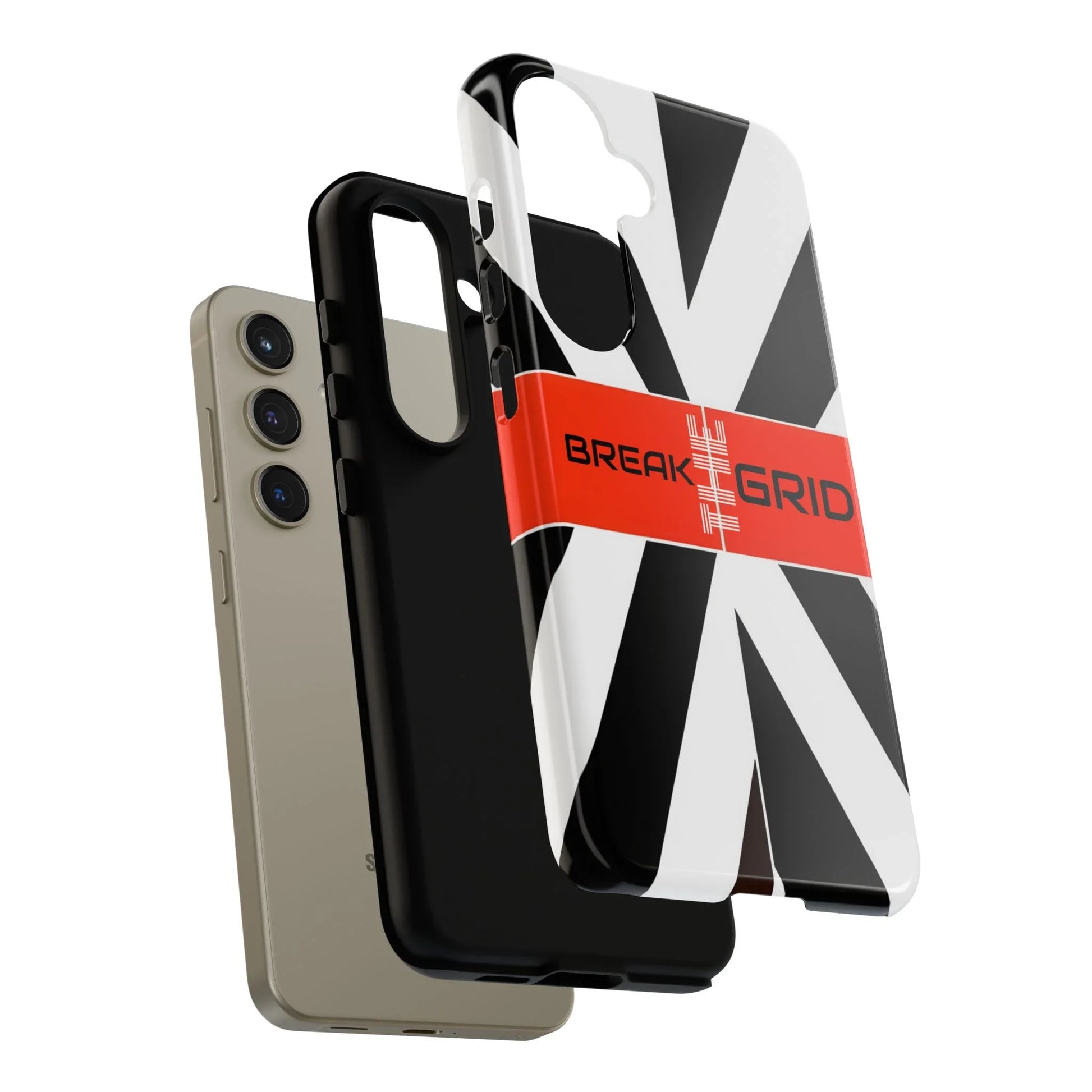 Break The Grid Phone Case for iPhone 11–16 and Galaxy S20–S25 - KARARMDESIGN