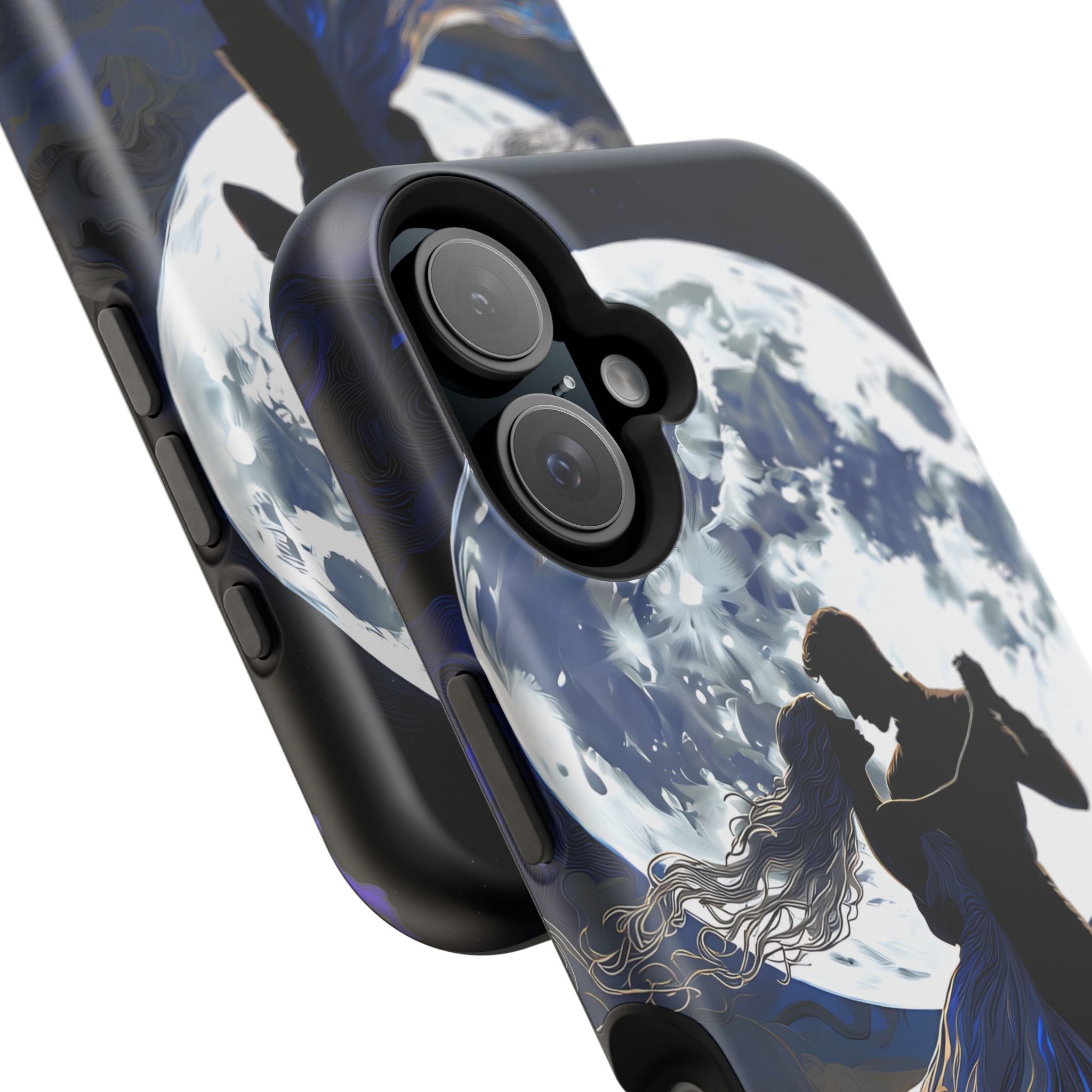 Romantic Moonlight Dance Magnetic Phone Case – iPhone 15–17 & Samsung Galaxy S26