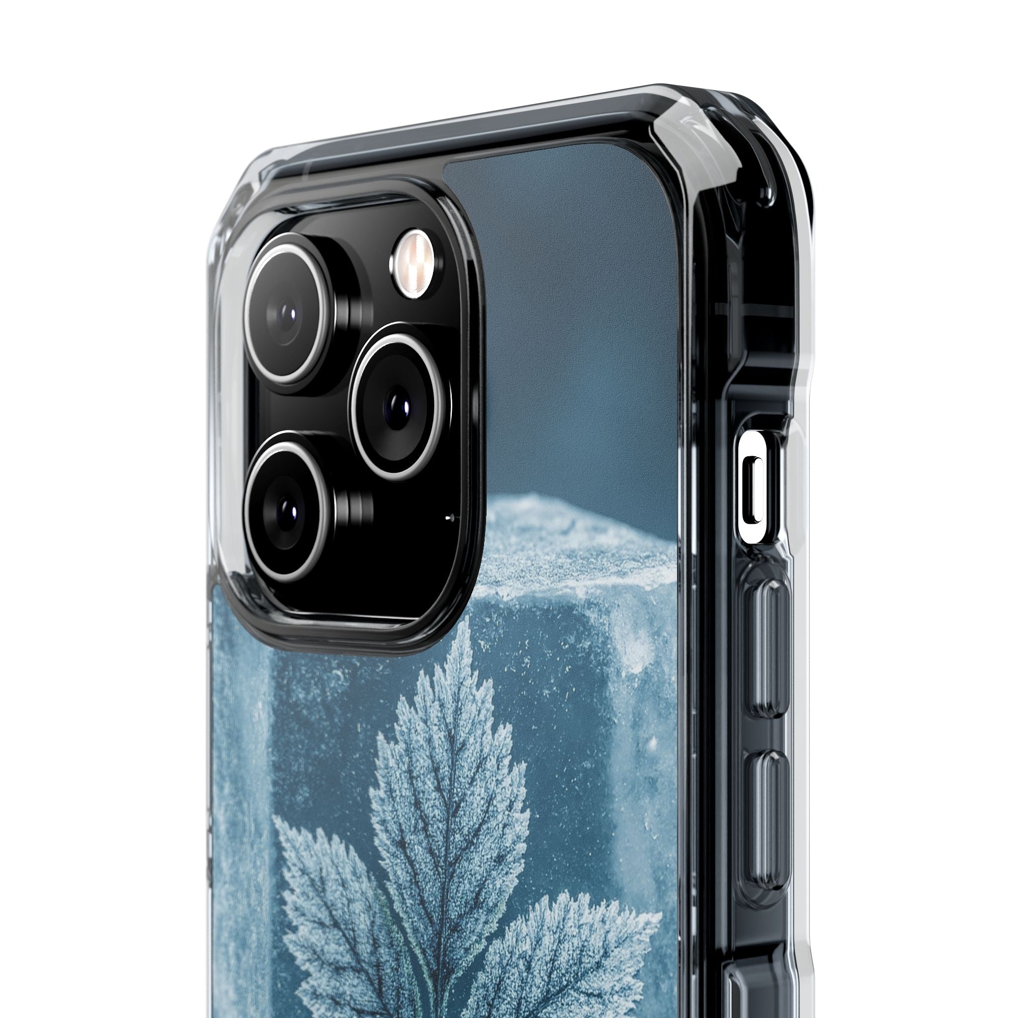 Frozen Leaf Phone Case for iPhone 14-17