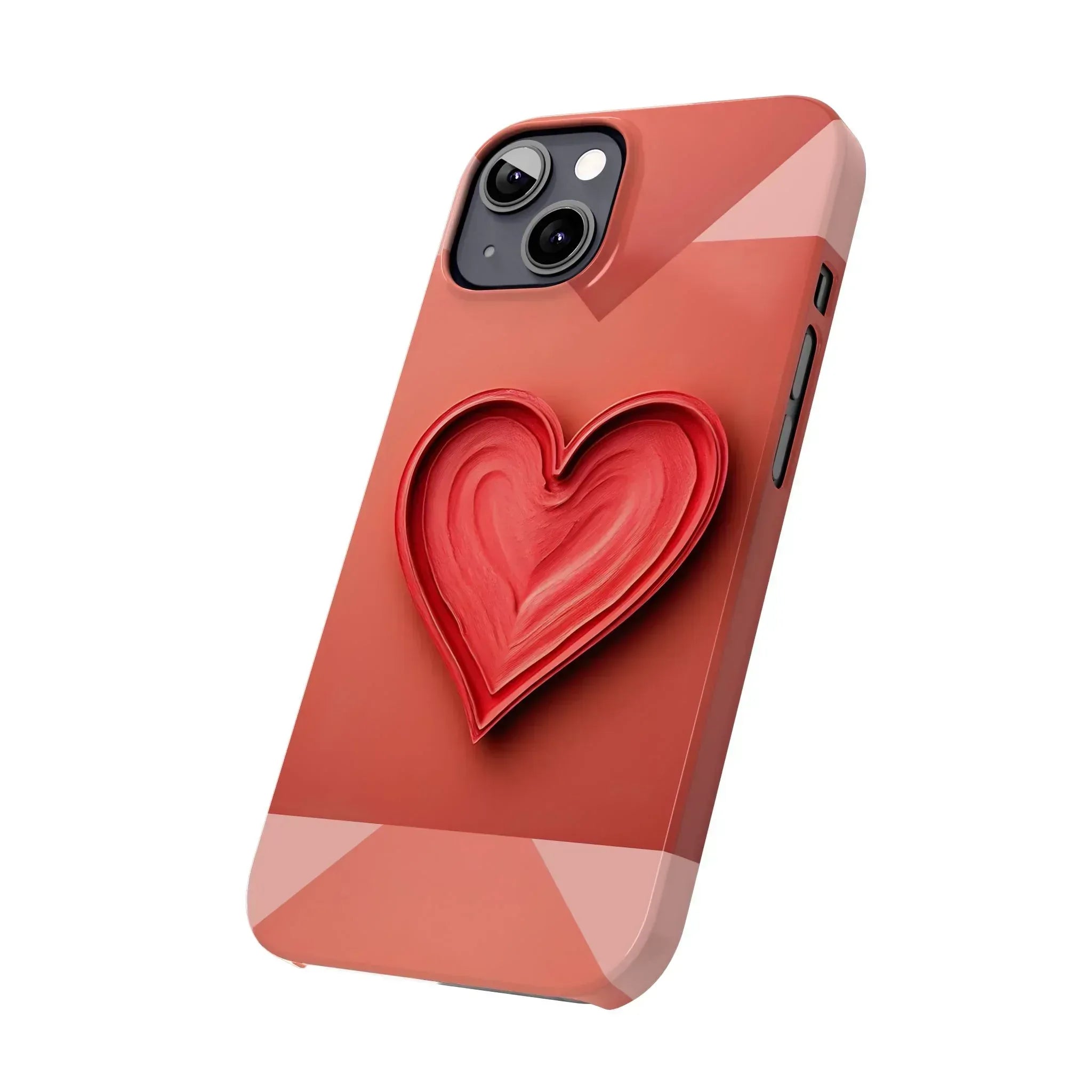 Heart Design Phone Case for iPhone 11-17 - KARARMDESIGN