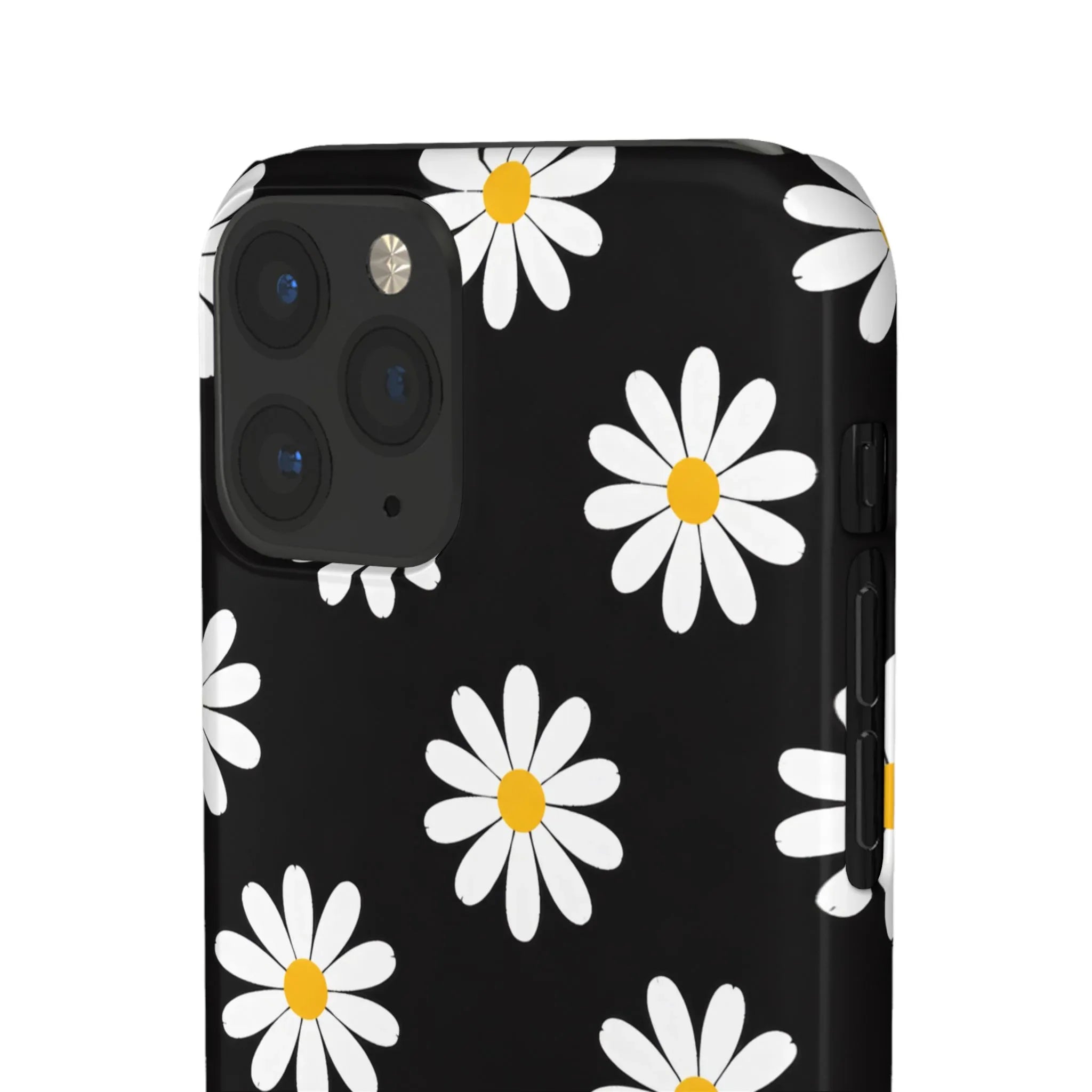 Daisy Charm Phone Case for iPhone 11-17 and Galaxy S20-S25 - KARARMDESIGN