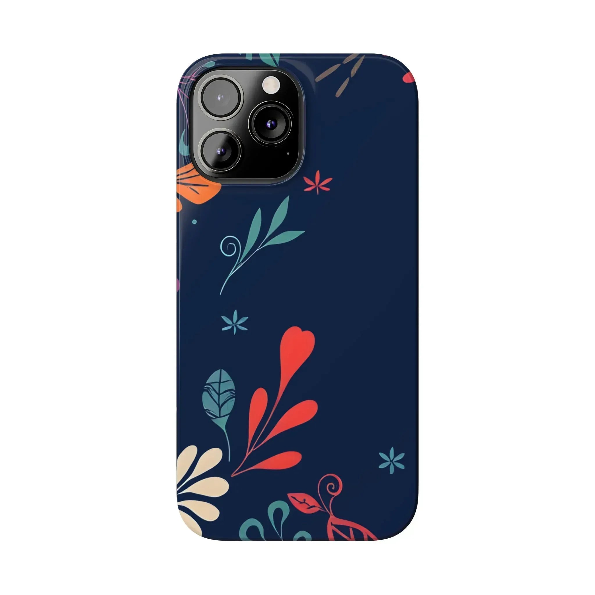 Nightshade Blossoms Phone Case for iPhone 11-17 - KARARMDESIGN