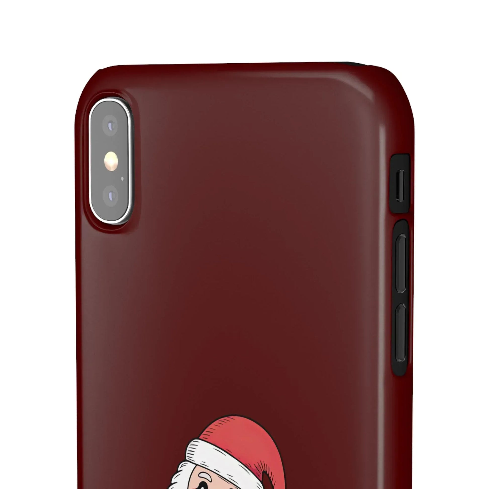 Crimson Claus Phone Case for iPhone 8-17 and Galaxy S20-S25 - KARARMDESIGN