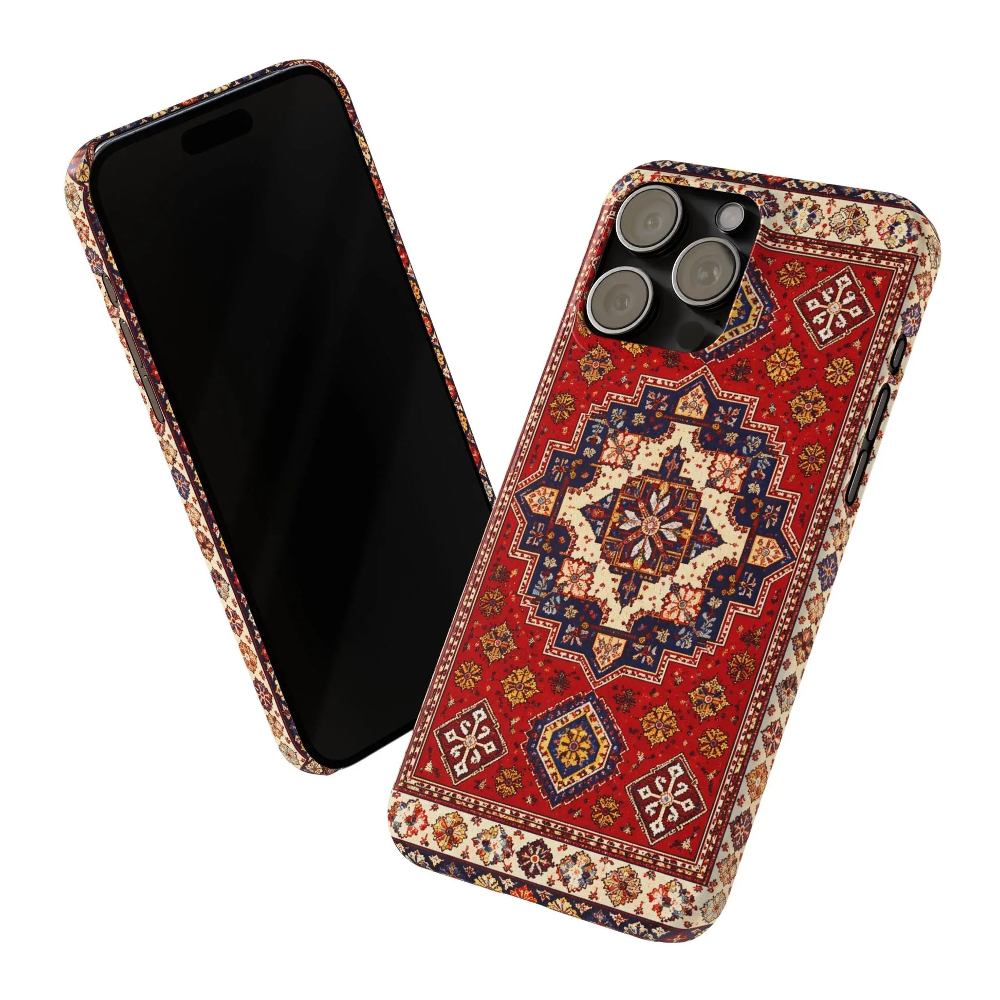 Armenian Carpet Pattern Phone Case for iPhone 11-16 - KARARMDESIGN