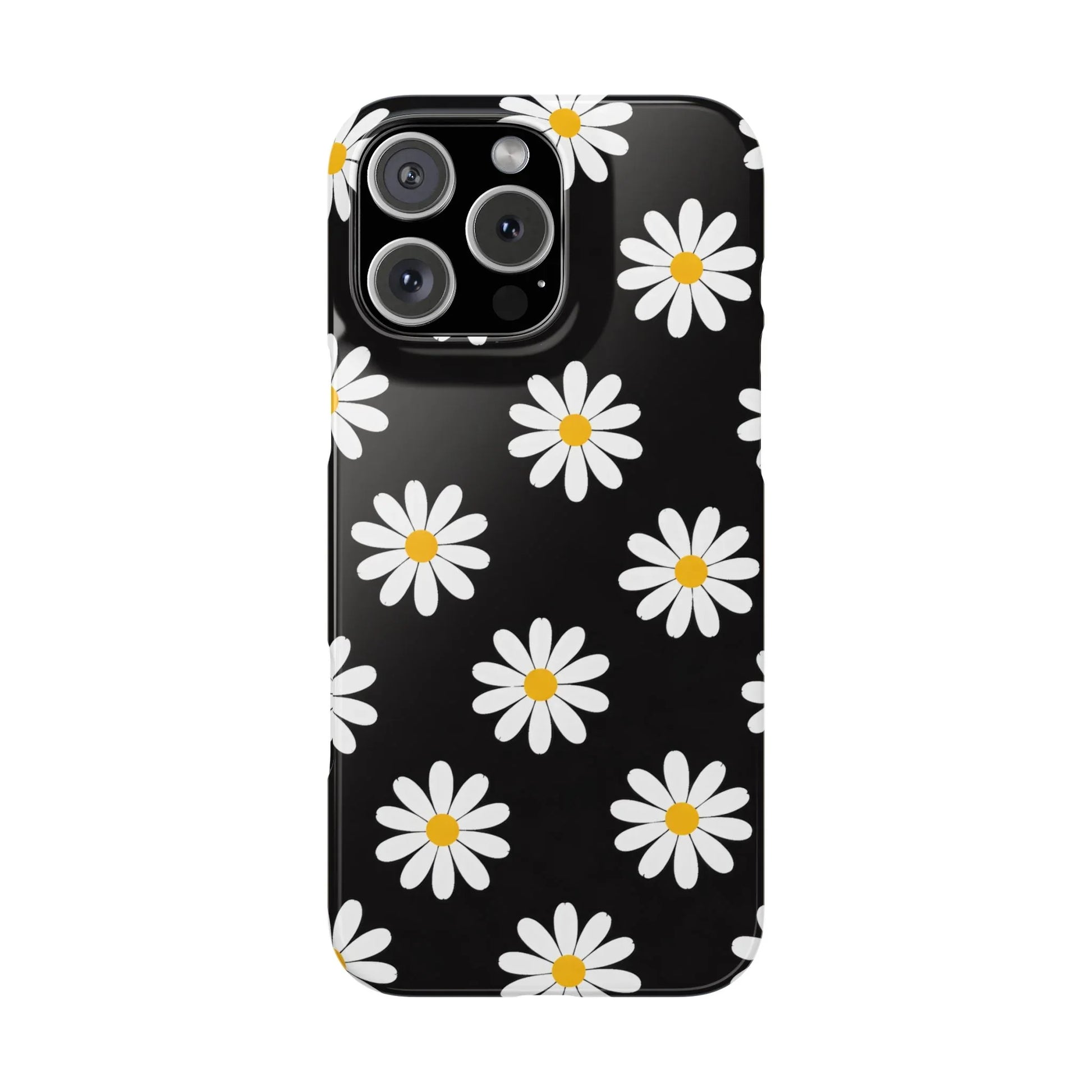 Daisy Charm Phone Case for iPhone 11-17 and Galaxy S20-S25 - KARARMDESIGN