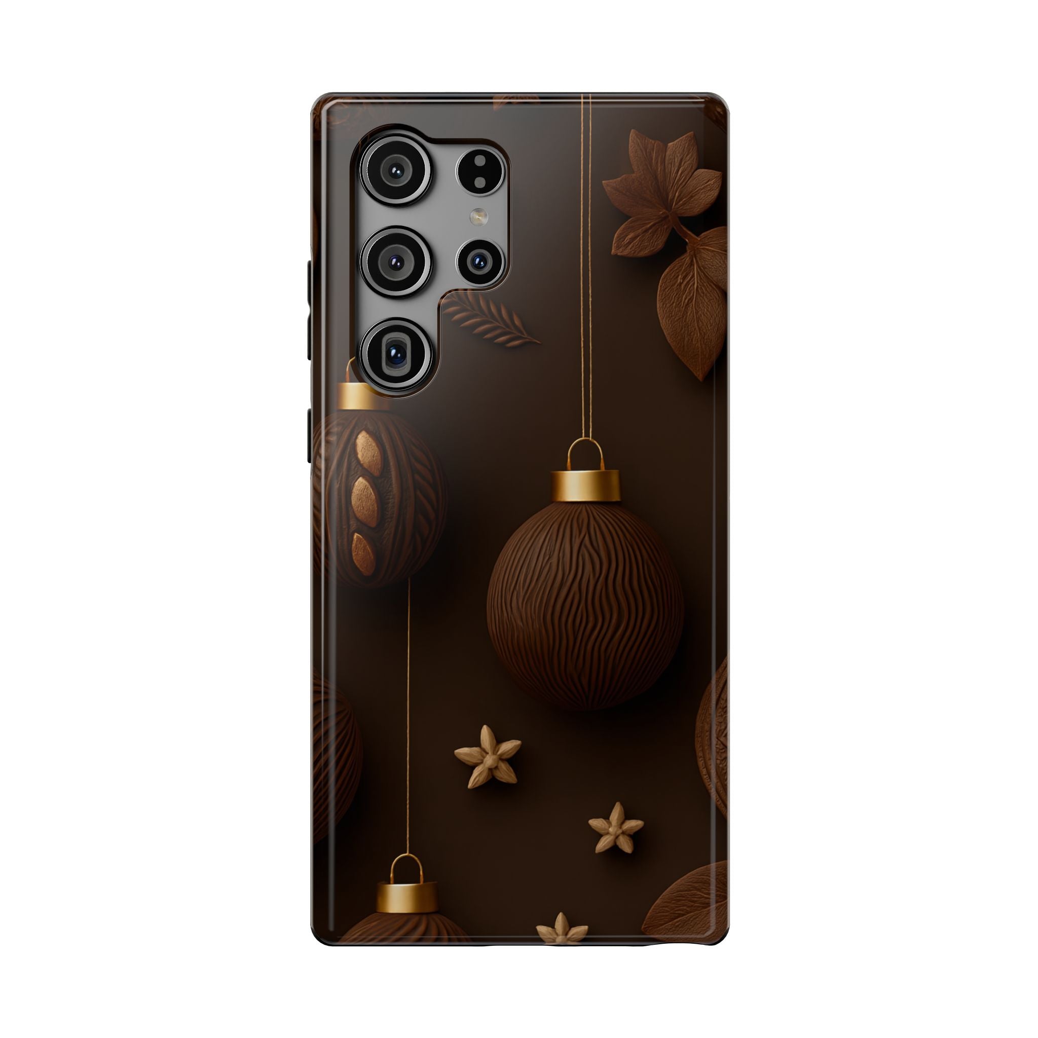 Chocolate Ornaments Phone Case for iPhone 11-17 and Galaxy S22-S26