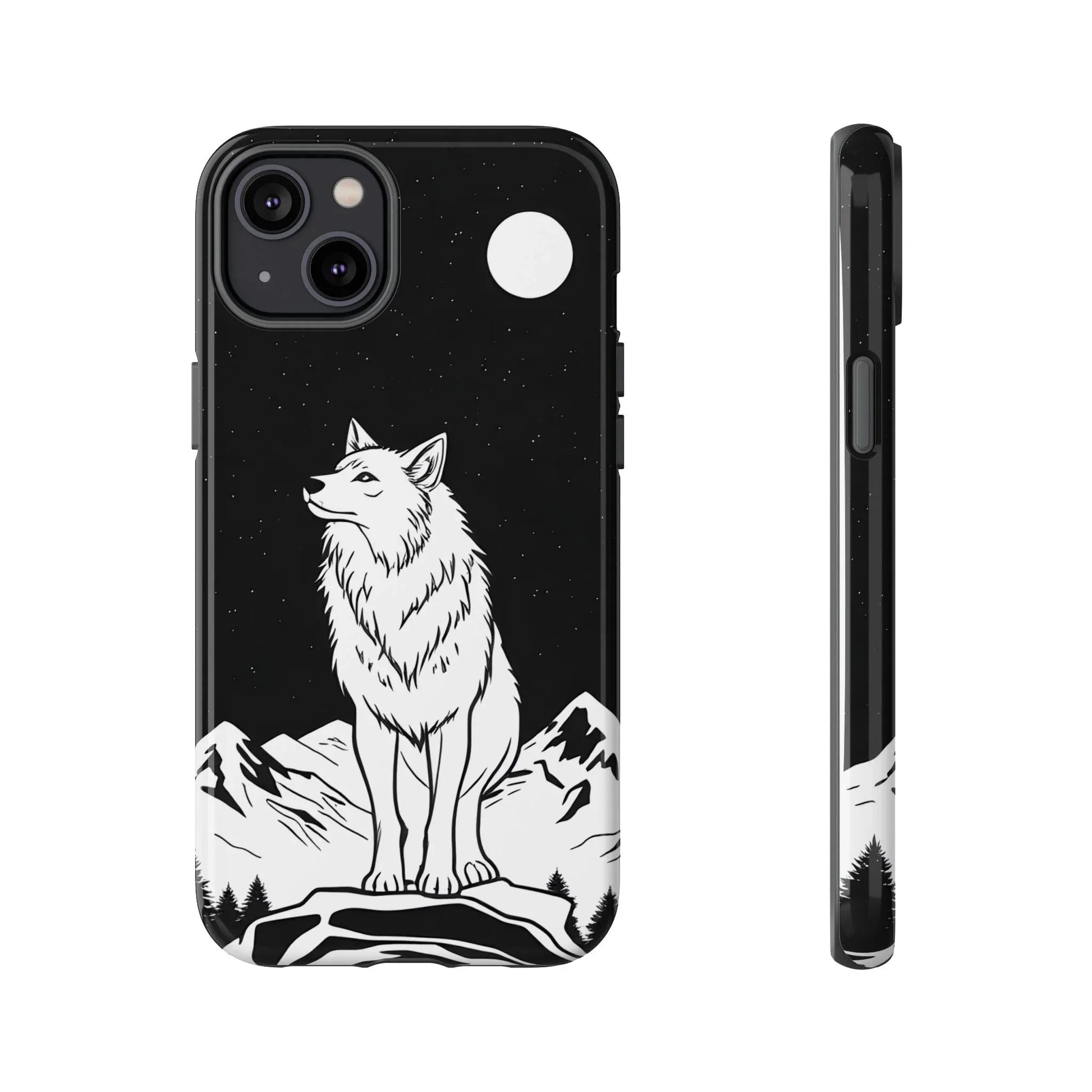 Majestic Wolf Phone Case for iPhone and Galaxy - KARARMDESIGN