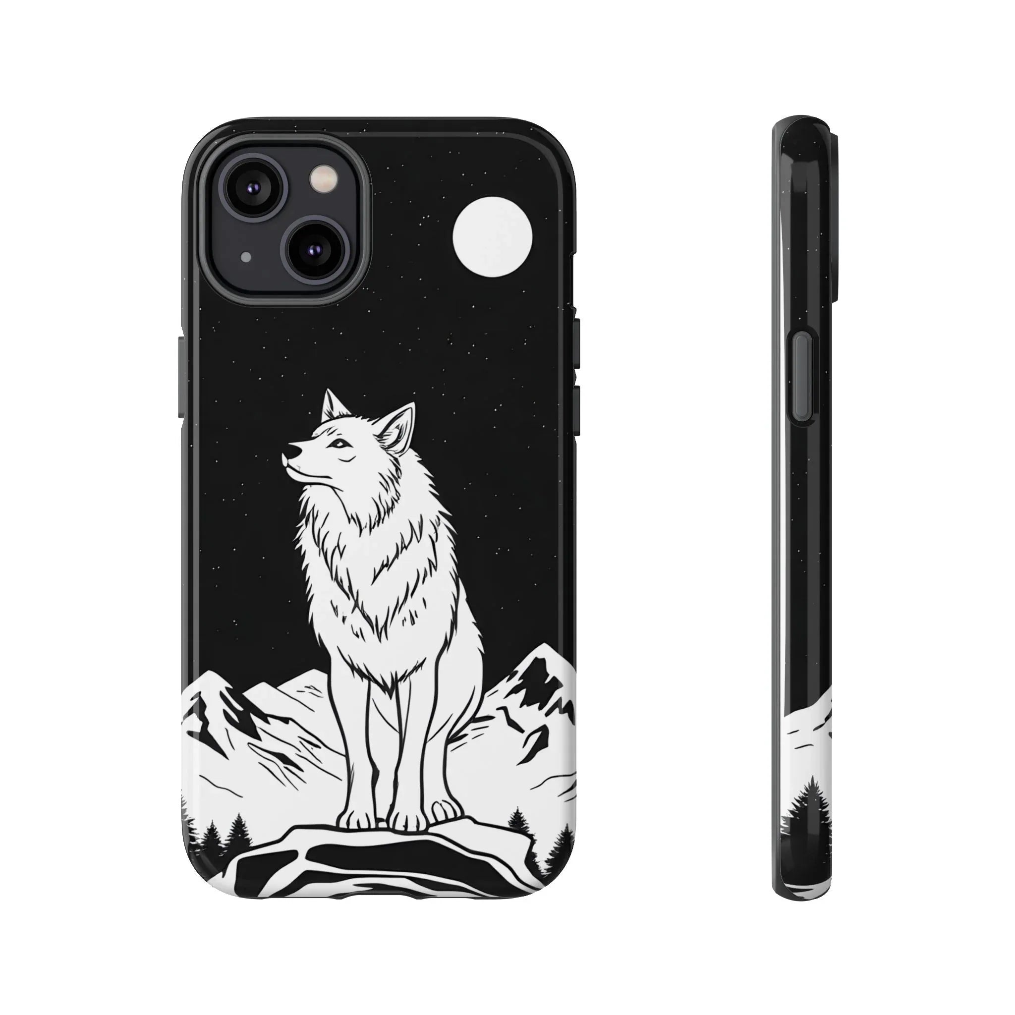 Majestic Wolf Phone Case for iPhone and Galaxy - KARARMDESIGN