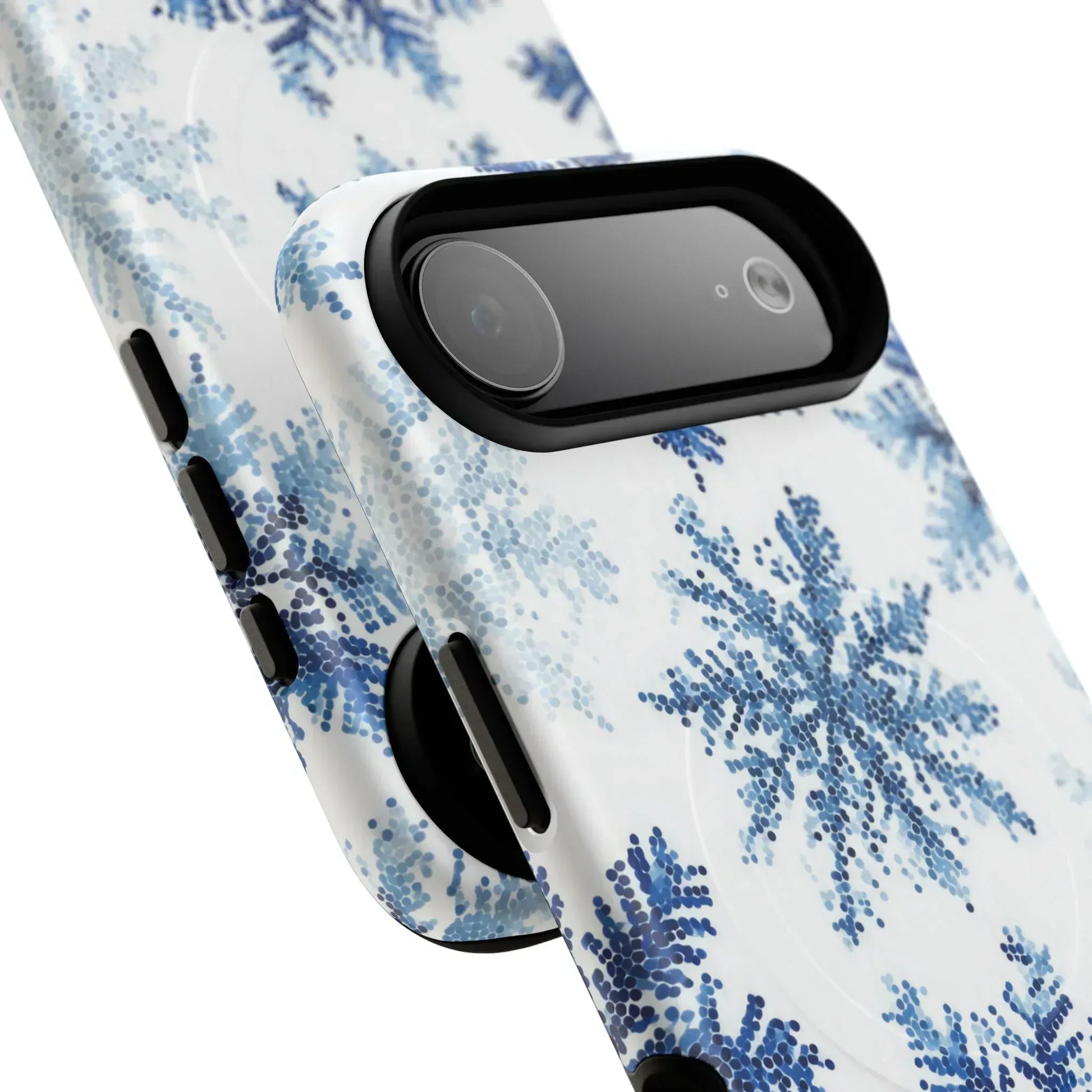 Snowflake Elegance Phone Case for iPhone 13-17 - KARARMDESIGN