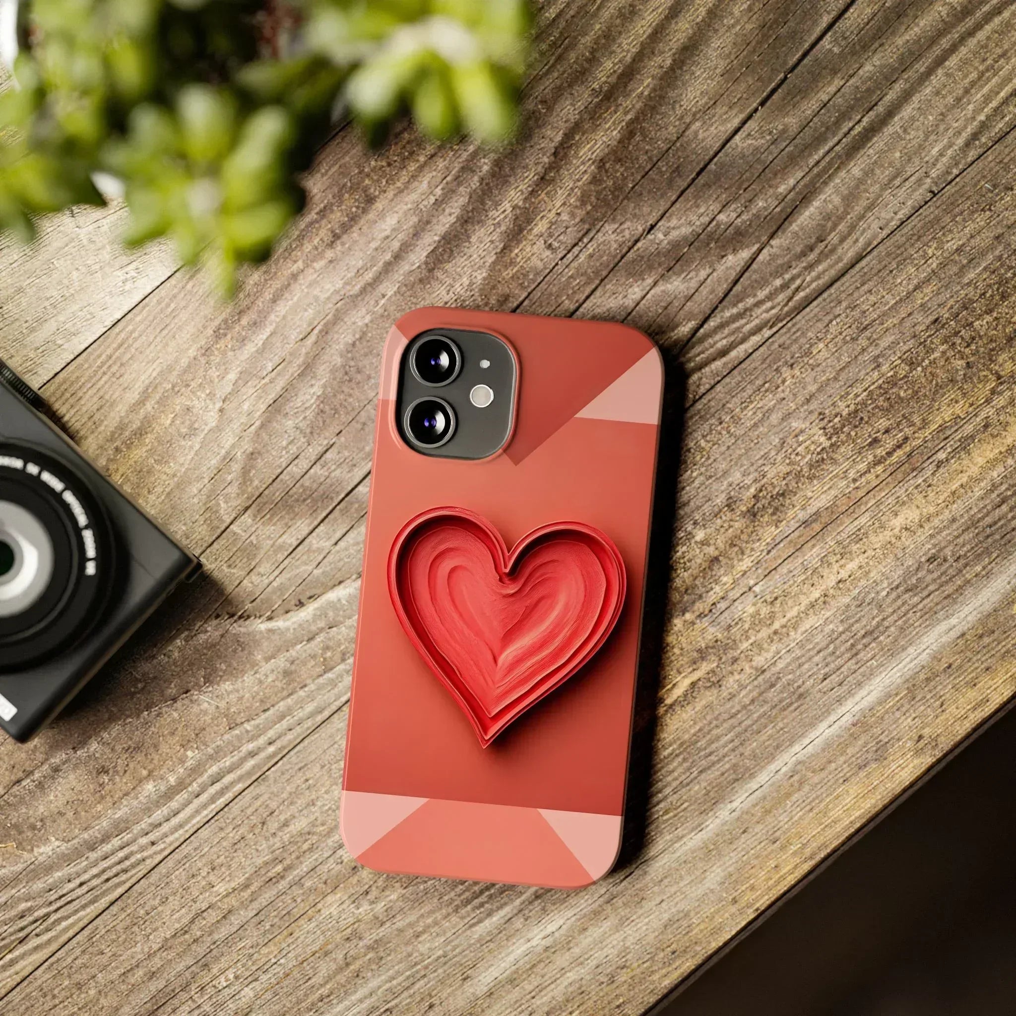 Heart Design Phone Case for iPhone 11-17 - KARARMDESIGN