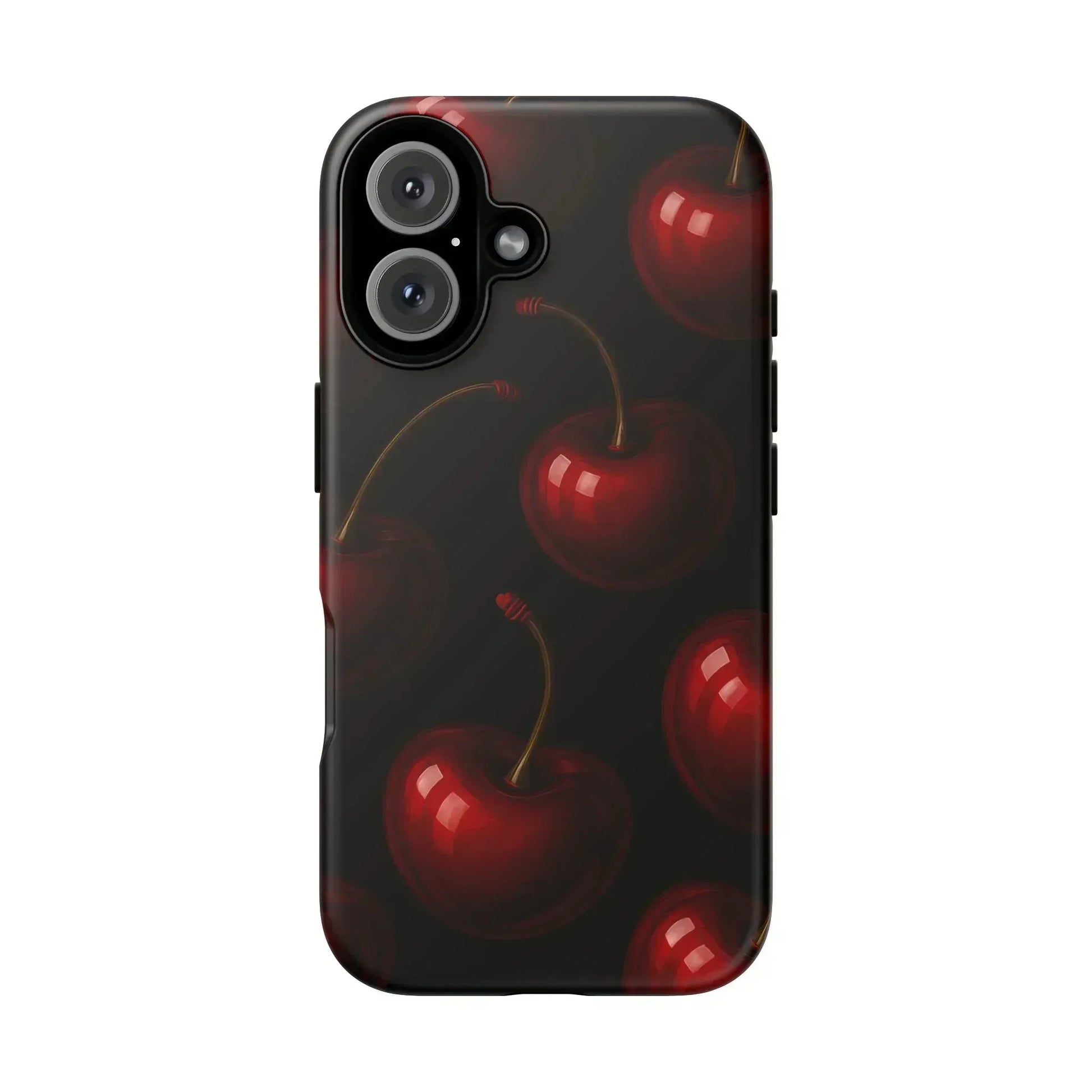 Cherry Phone Case for iPhone X-16 and Galaxy S20-S25 - KARARMDESIGN