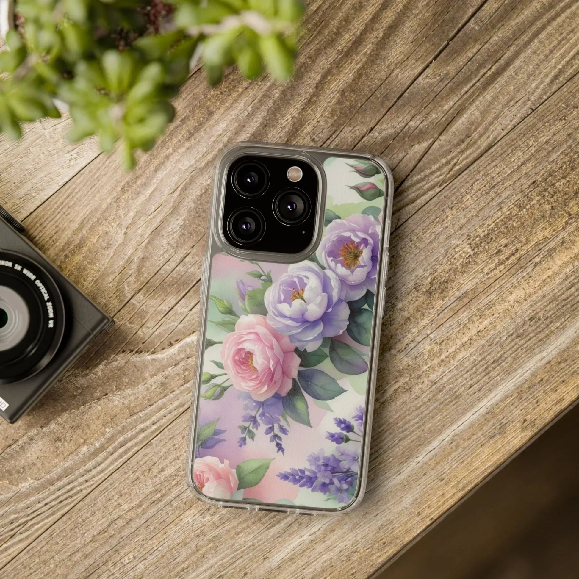 Clear Phone Case for iPhone 12-16 and Samsung Galaxy S21 Models - KarArmDesign