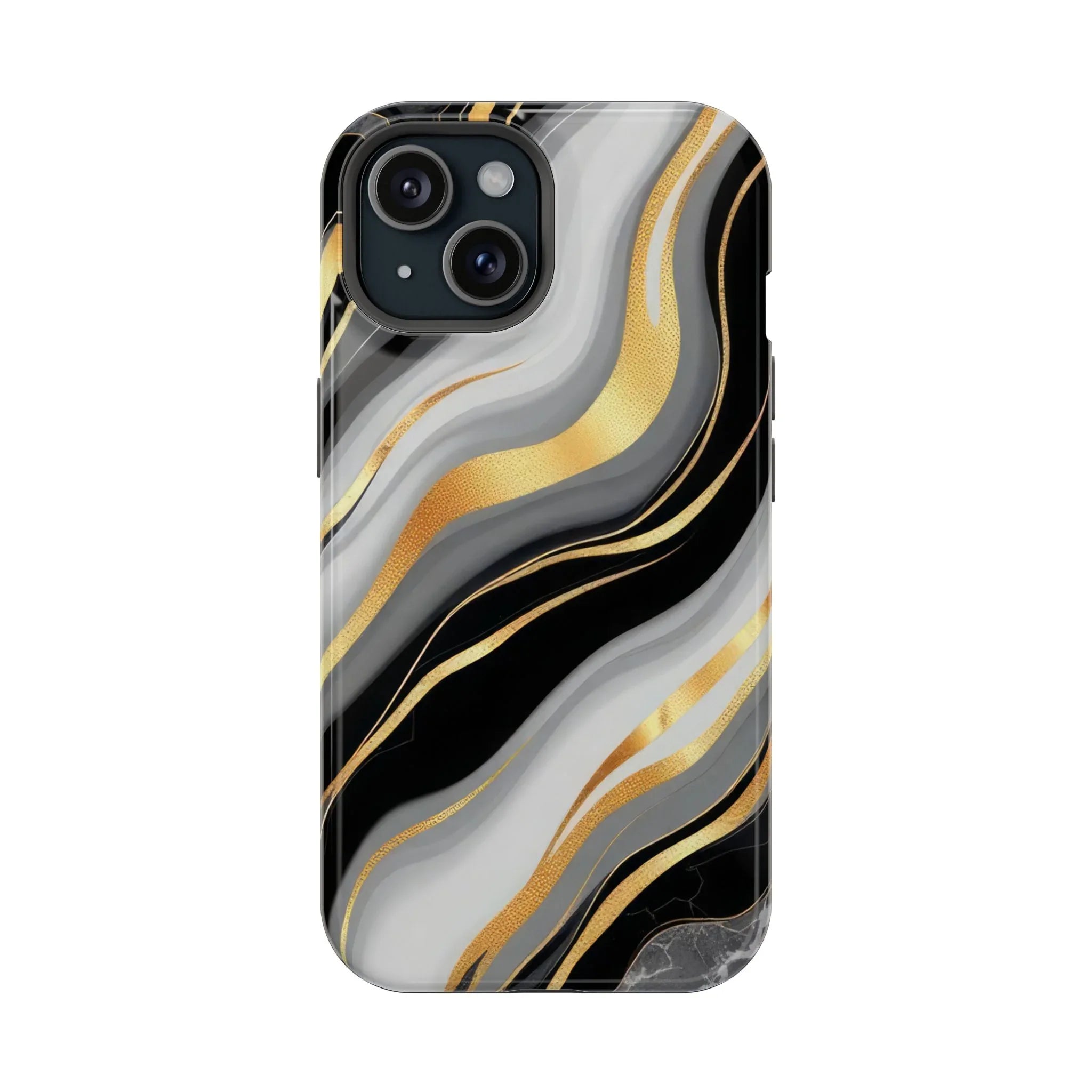 Modern Marble Flow Phone Case for iPhone 11-17 - KARARMDESIGN