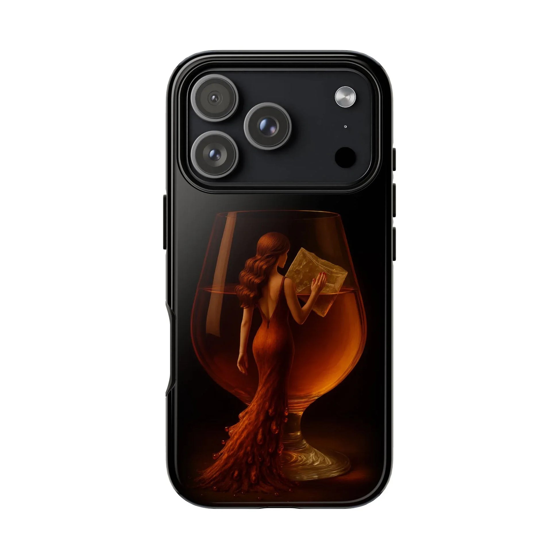 Elegant Midnight Lady Phone Case for iPhone 8-17 and Google Pixel 4-9 - KARARMDESIGN