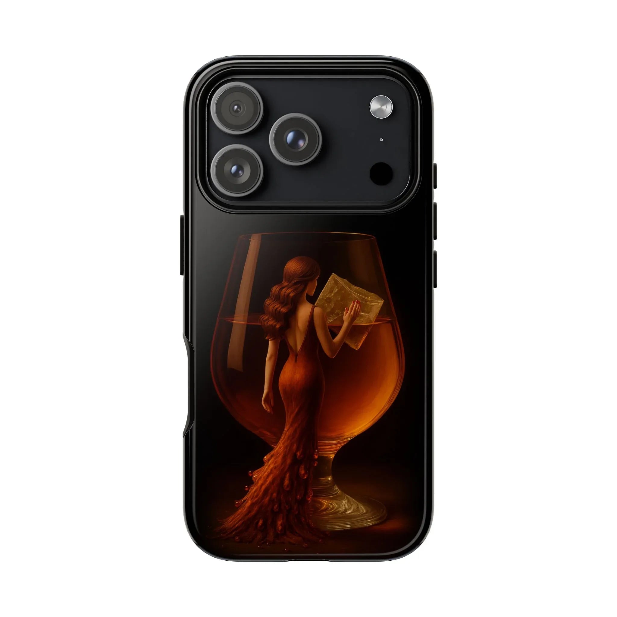 Elegant Midnight Lady Phone Case for iPhone 8-17 and Google Pixel 4-9 - KARARMDESIGN