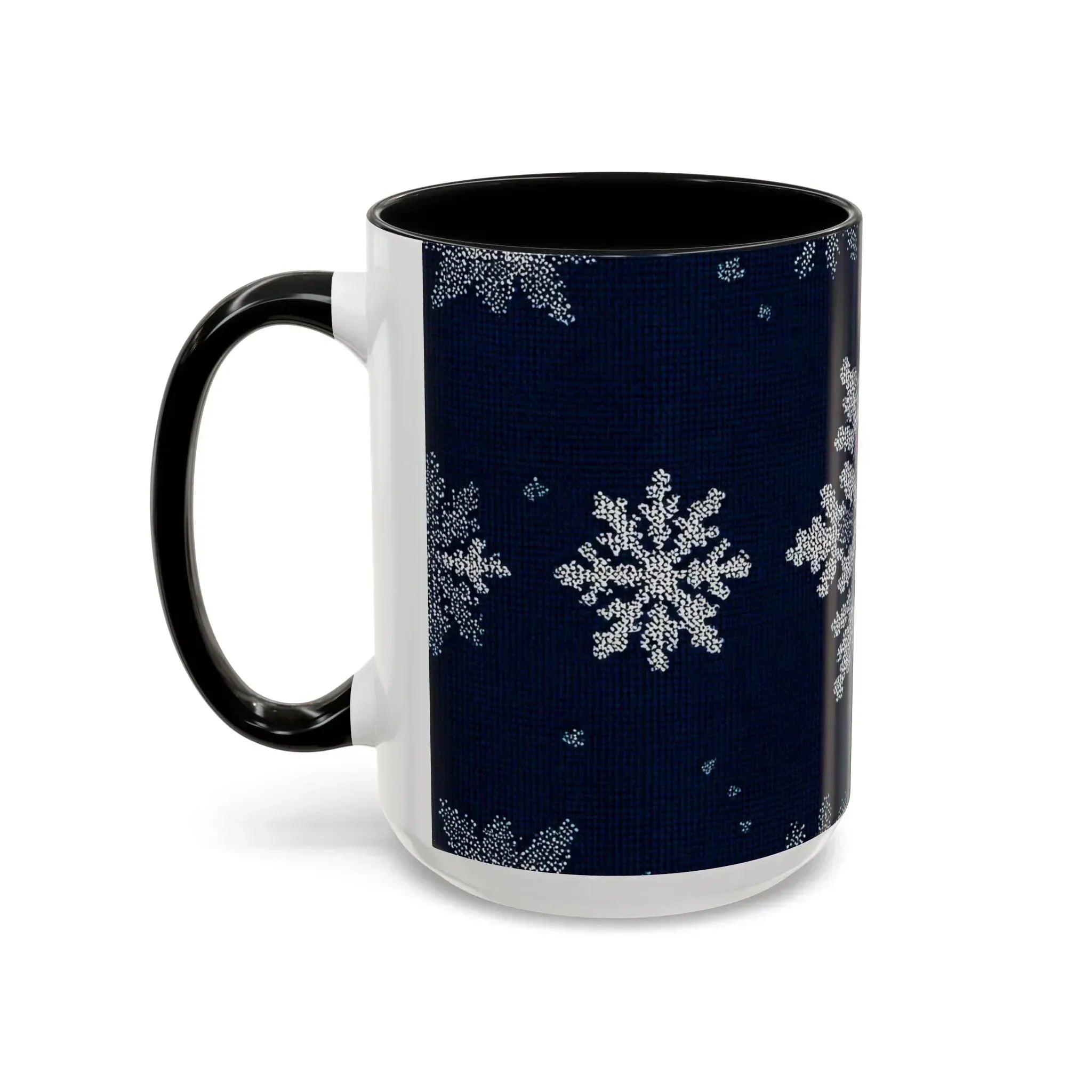 Snowflake Mug - Accent Coffee Mug (11, 15oz) - KARARMDESIGN