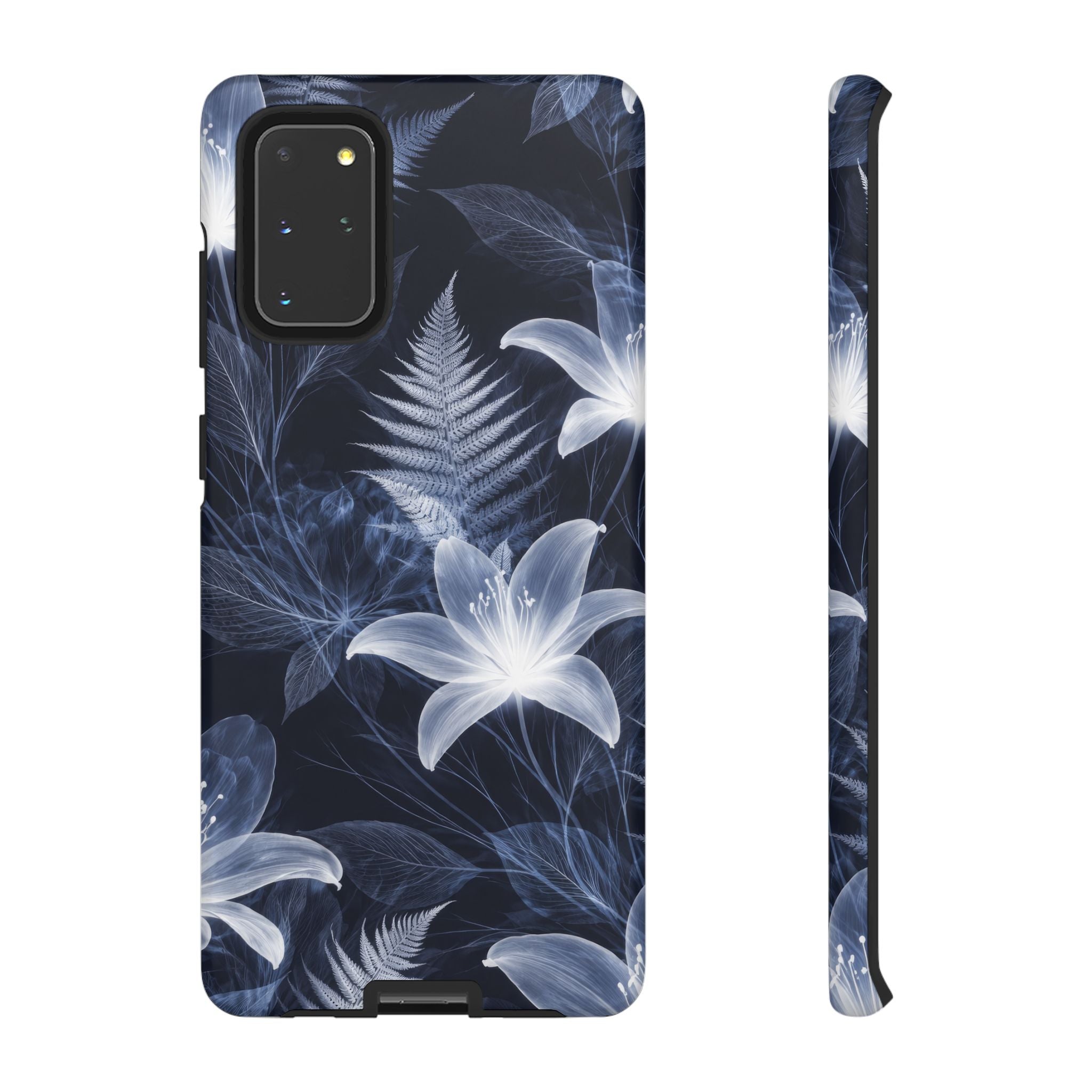 Moonlight Garden Phone Case for iPhone 11-17 and Galaxy S20-S26