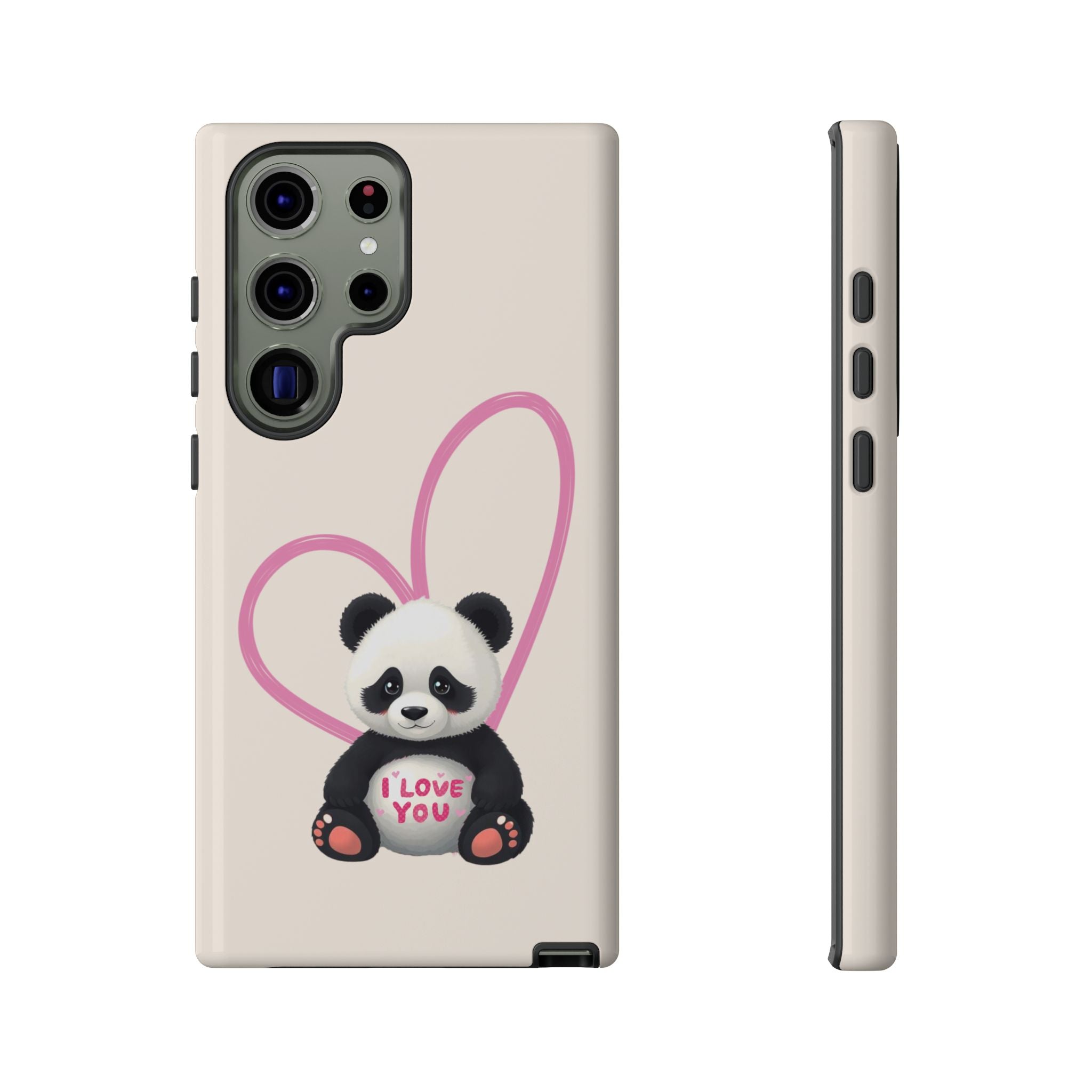 Adorable Panda Love Phone Case – Samsung Galaxy S20-S26
