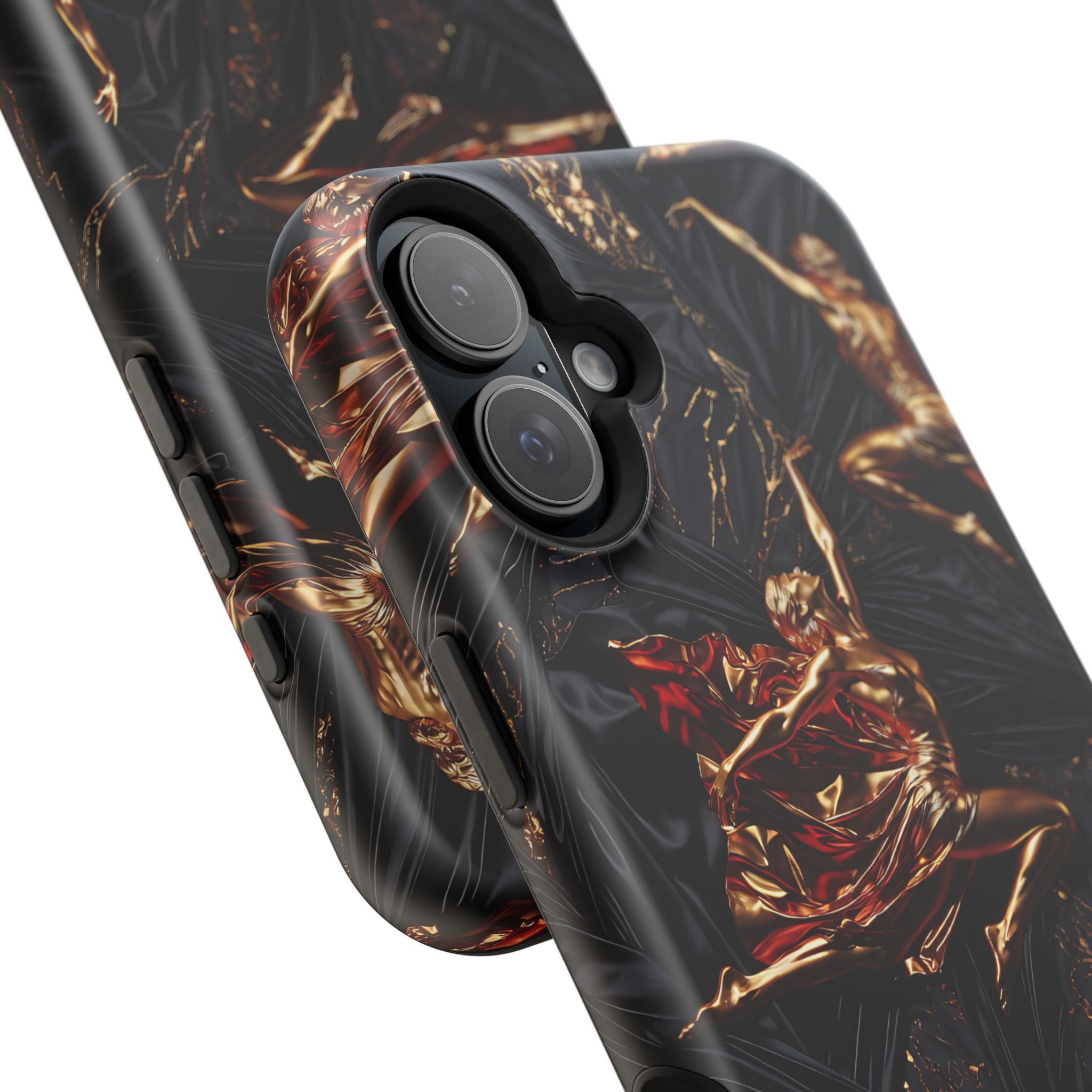 Gold Sculpture Phone Case for iPhone 13-17 & Samsung Galaxy S26