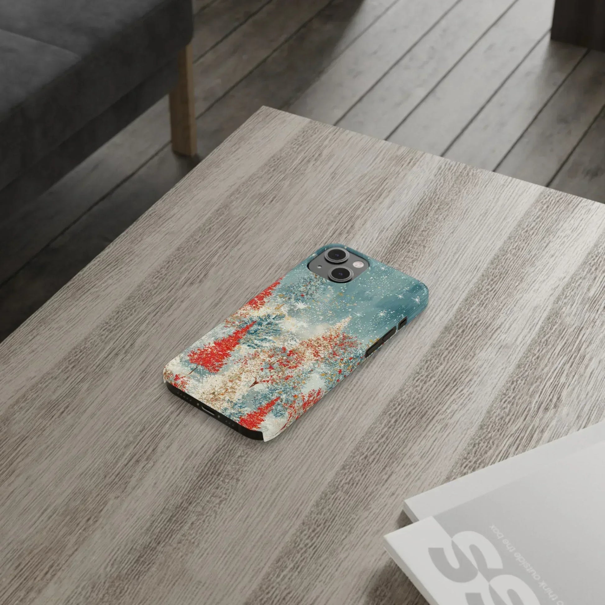 Snowy Forest Phone Case for iPhone 11-17 - KARARMDESIGN