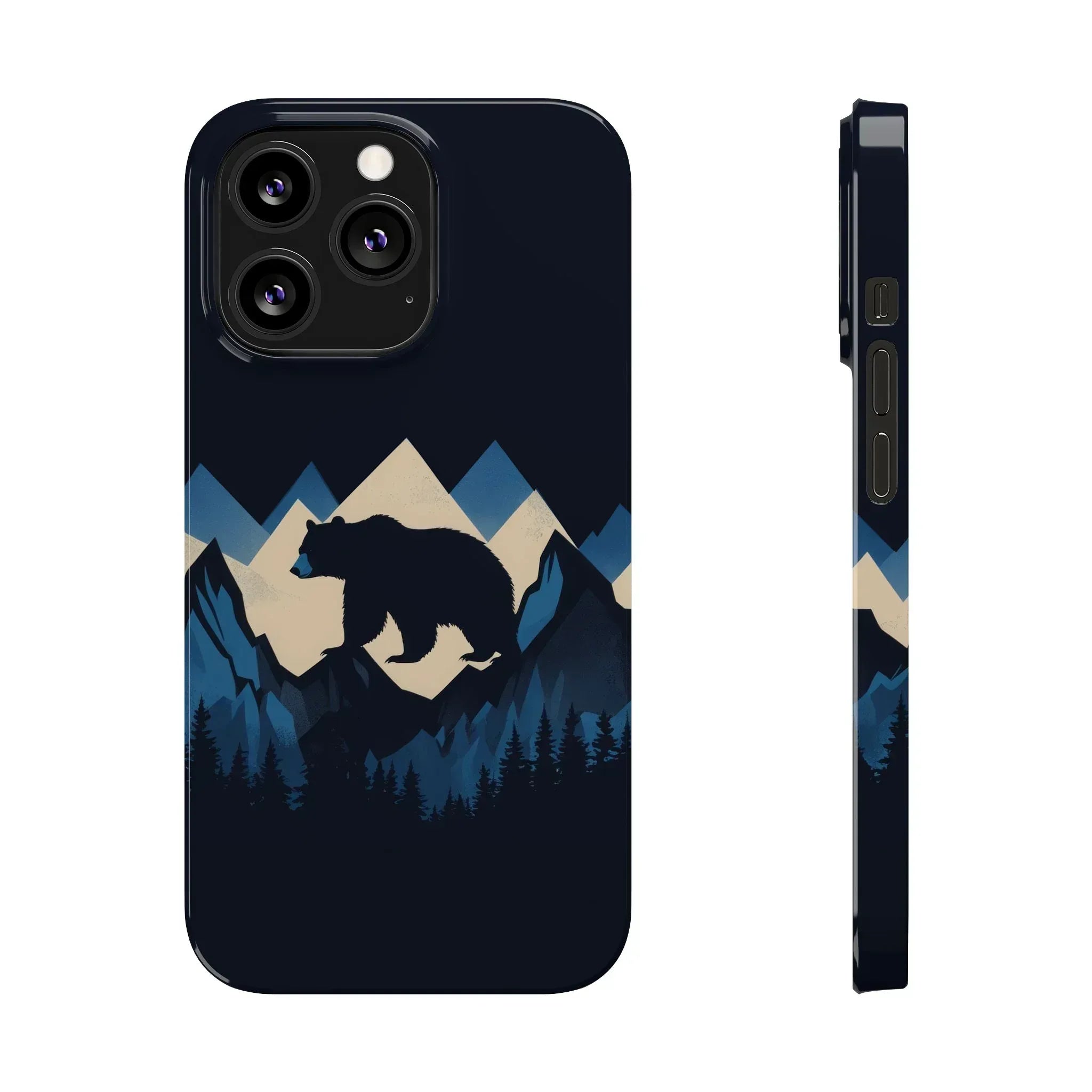 Wild Bear Phone Case for iPhone 11-17 - KARARMDESIGN