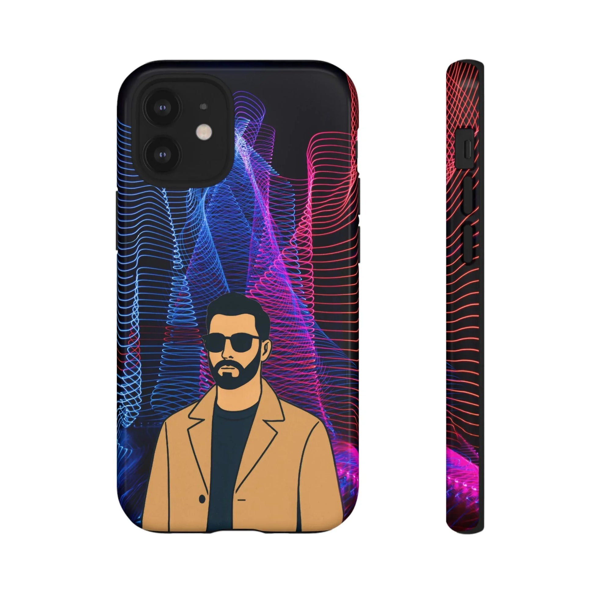 Bearded Style Phone Case for iPhone 11-17 and Galaxy S20-S25 - KARARMDESIGN