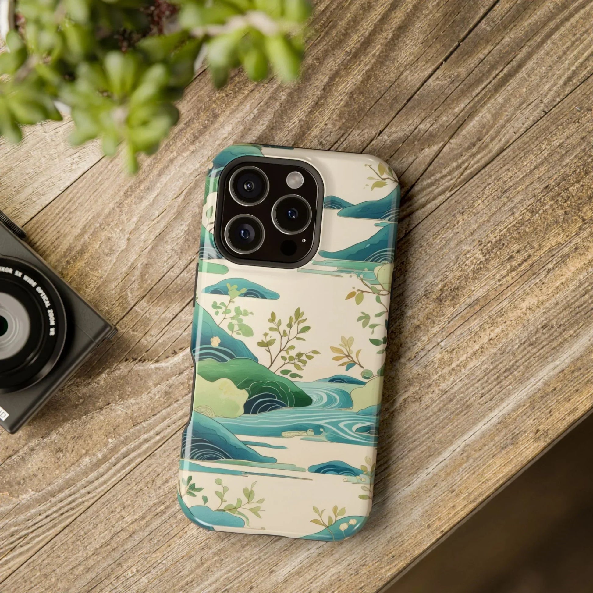 Nature Landscape Phone Case for iPhone 12-16 and Samsung Galaxy S21-S22 Models - KarArmDesign