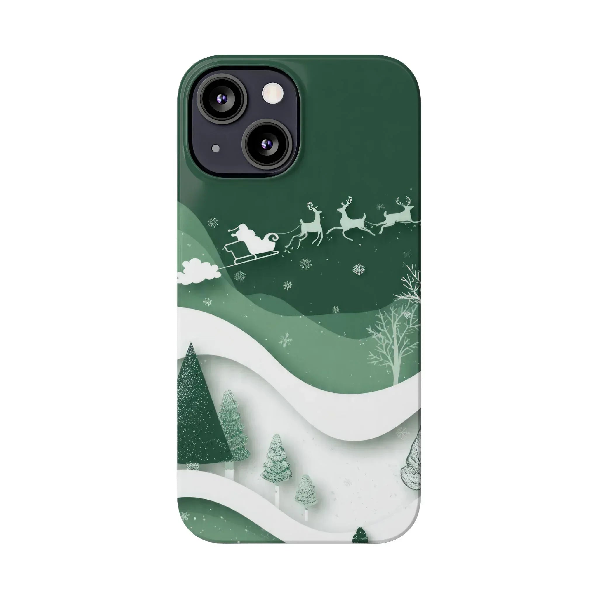 Evergreen Forest Phone Case for iPhone 11–17 - KARARMDESIGN