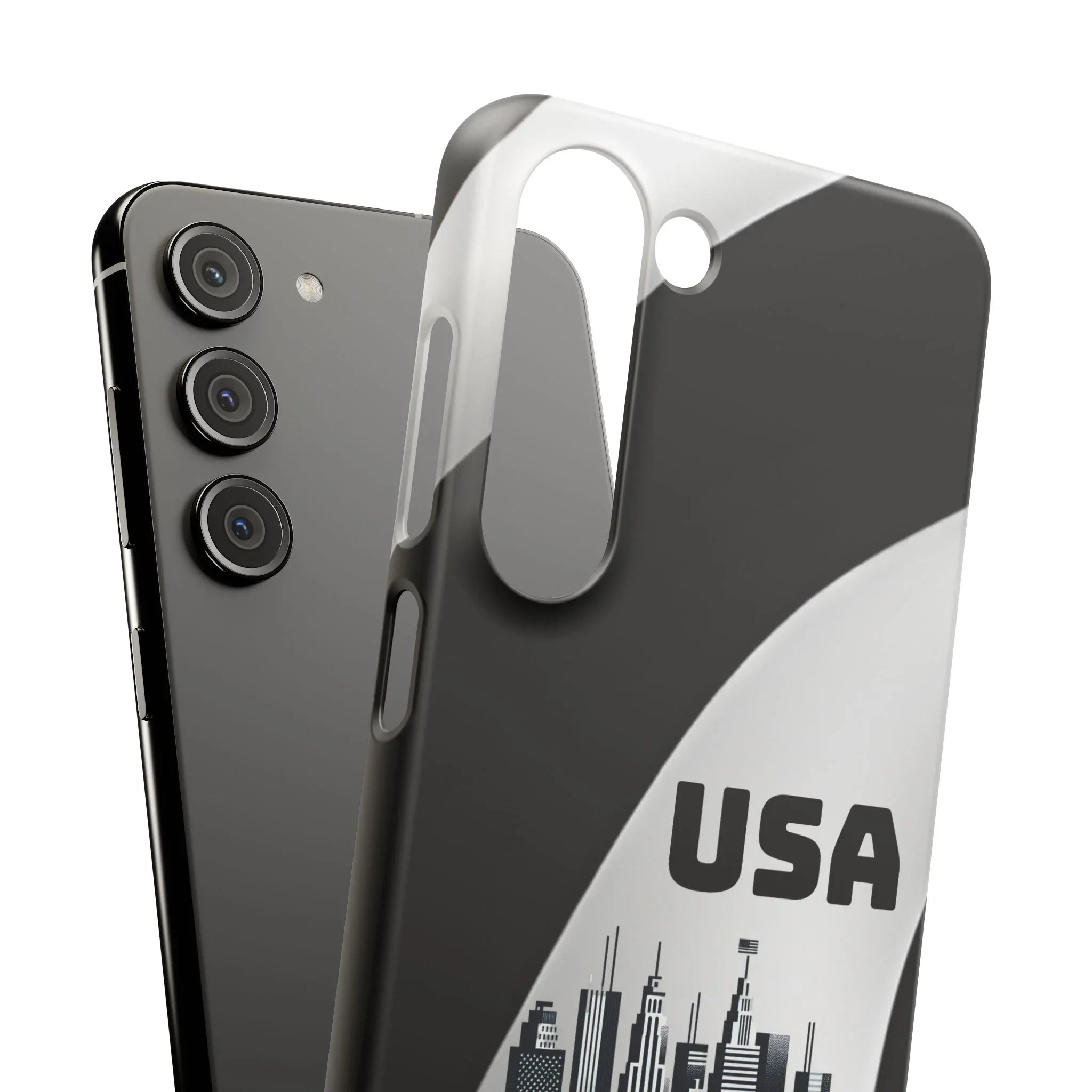 Monochrome New York City Phone Case for iPhone, Galaxy & Pixel - KARARMDESIGN