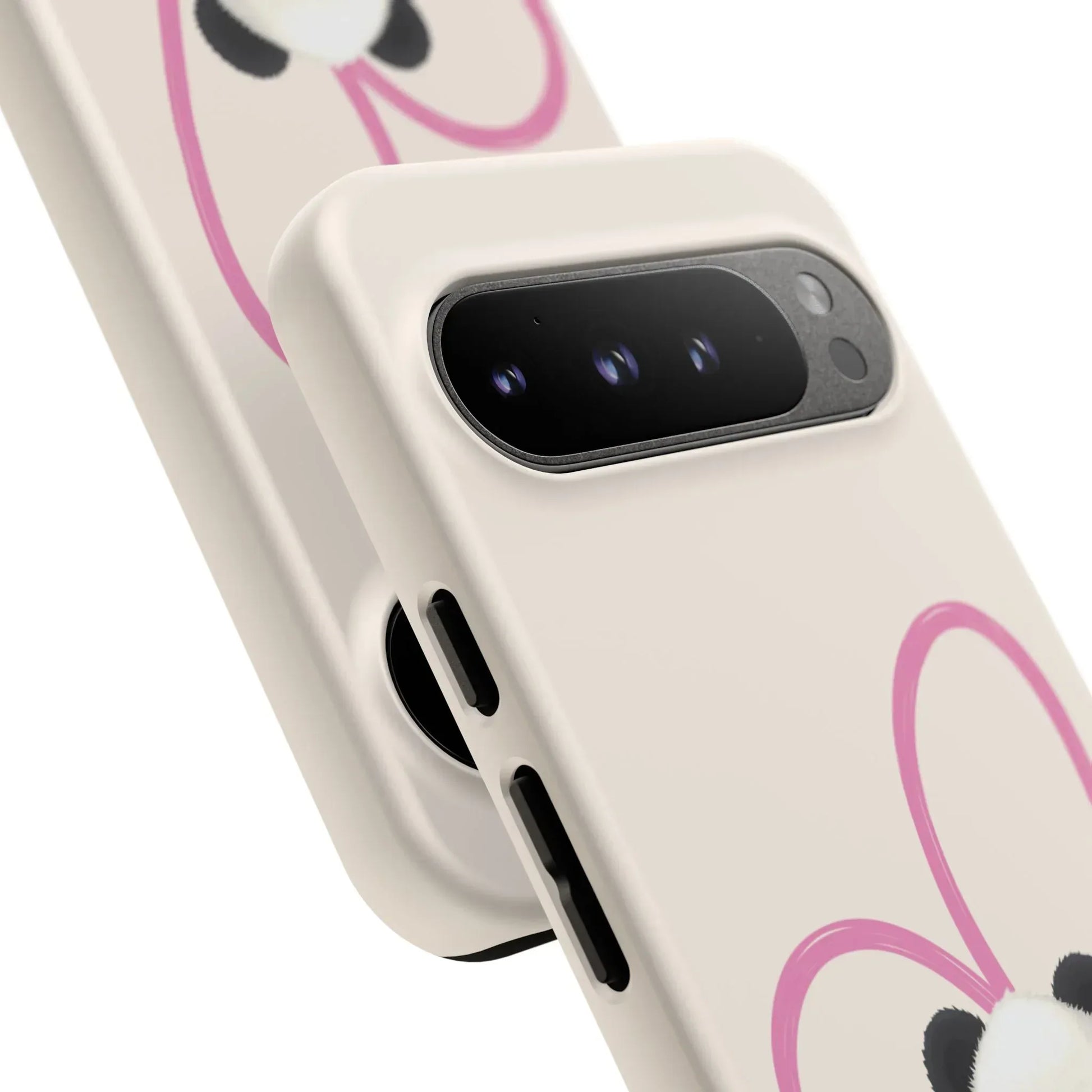 Cute Panda Heart Love Phone Case for Google Pixel up to 9 - KARARMDESIGN