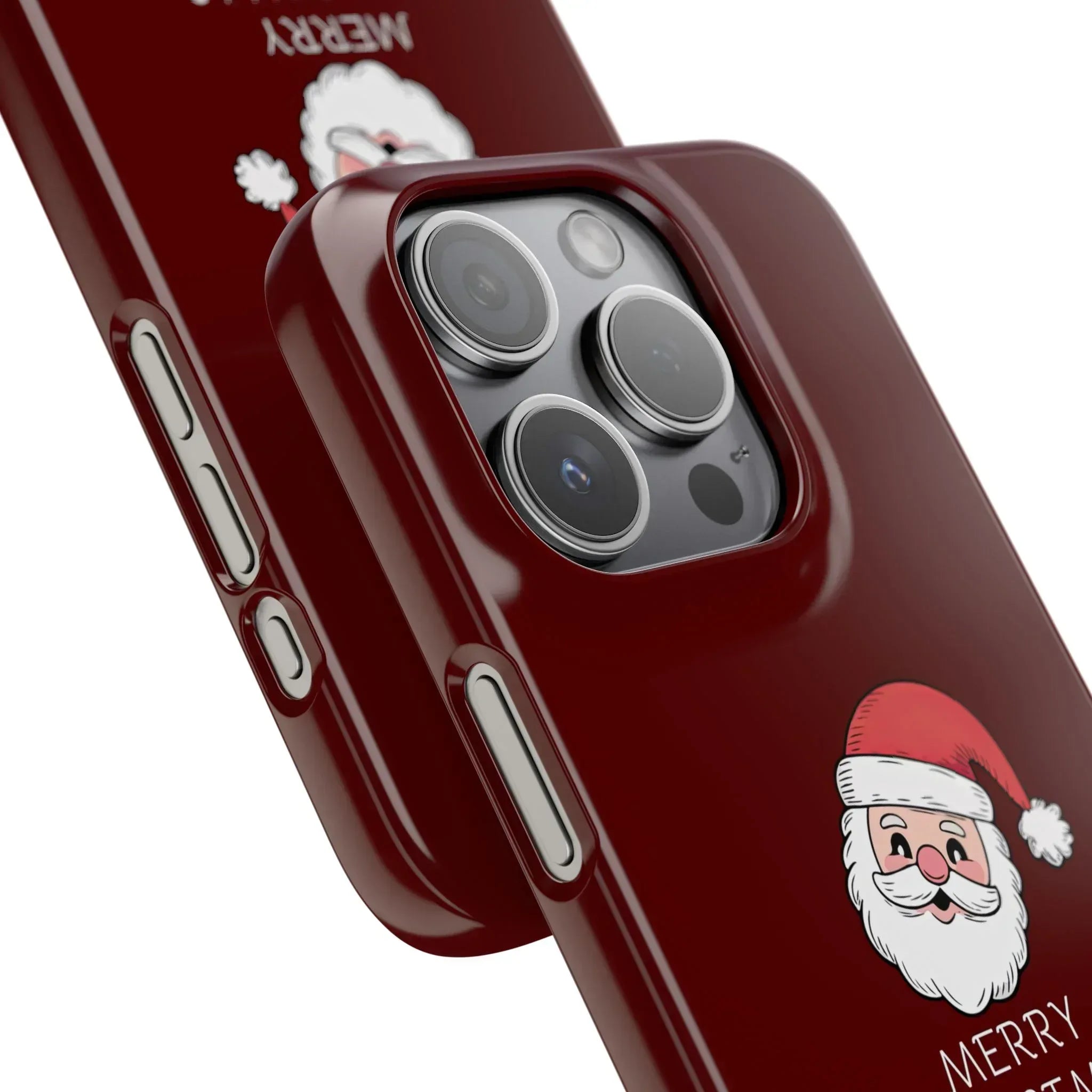 Crimson Claus Phone Case for iPhone 8-17 and Galaxy S20-S25 - KARARMDESIGN