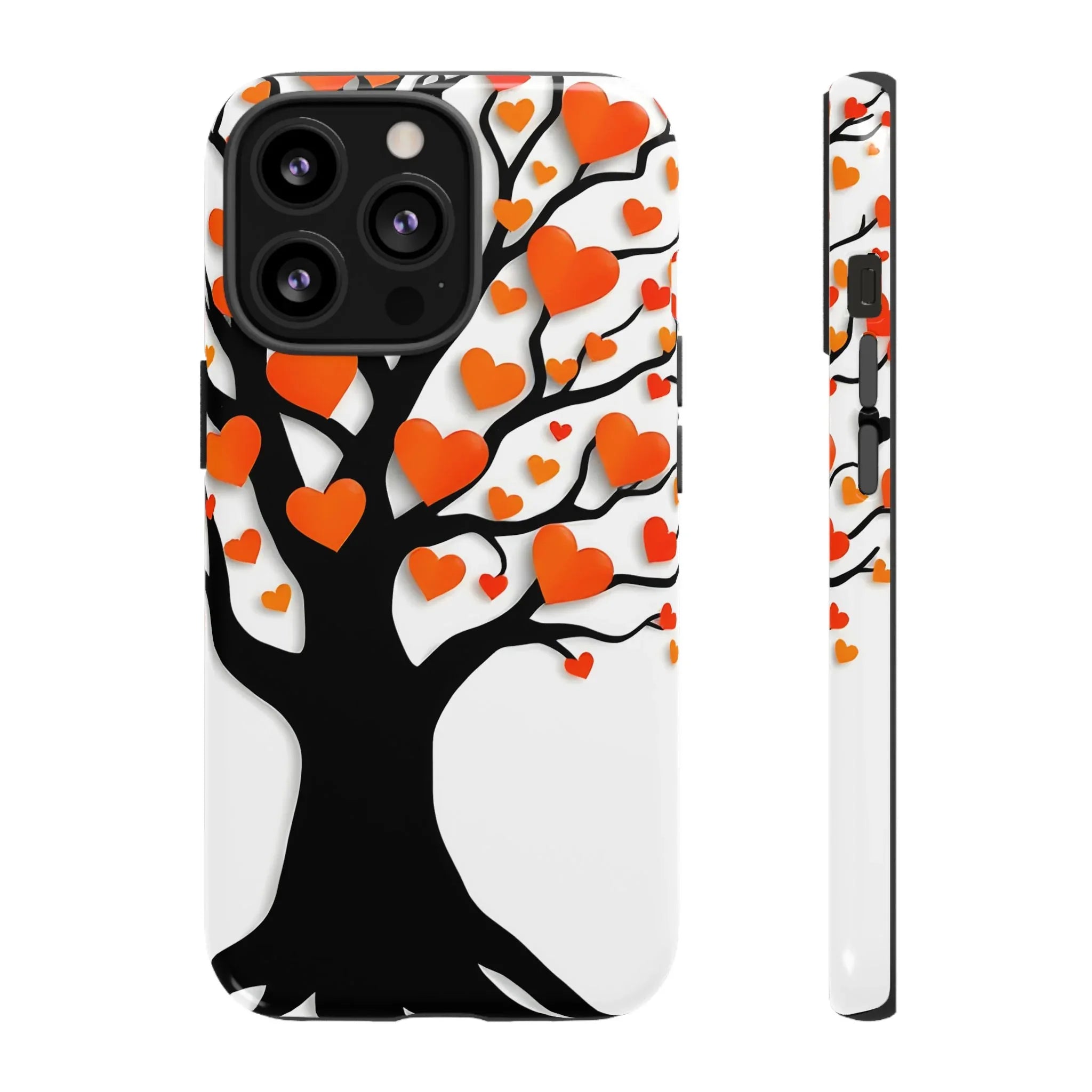 Heart Design Phone Case for iPhone 11–17 and Galaxy S20–S25 - KARARMDESIGN