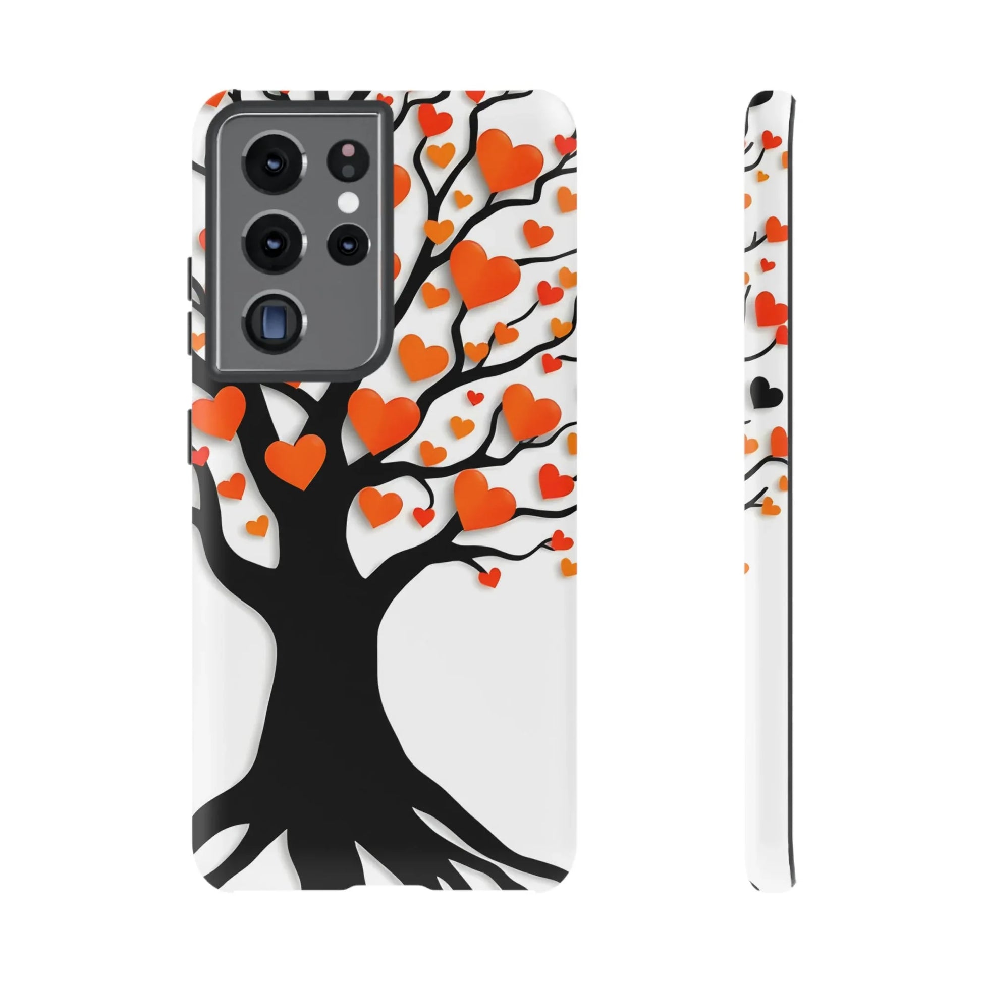 Heart Design Phone Case for iPhone 11–17 and Galaxy S20–S25 - KARARMDESIGN