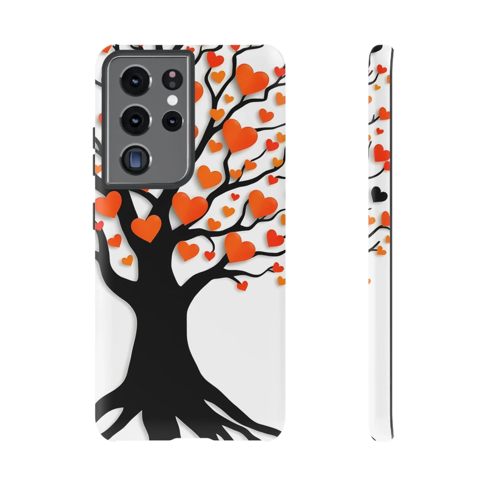 Heart Design Phone Case for iPhone 11–17 and Galaxy S20–S25 - KARARMDESIGN