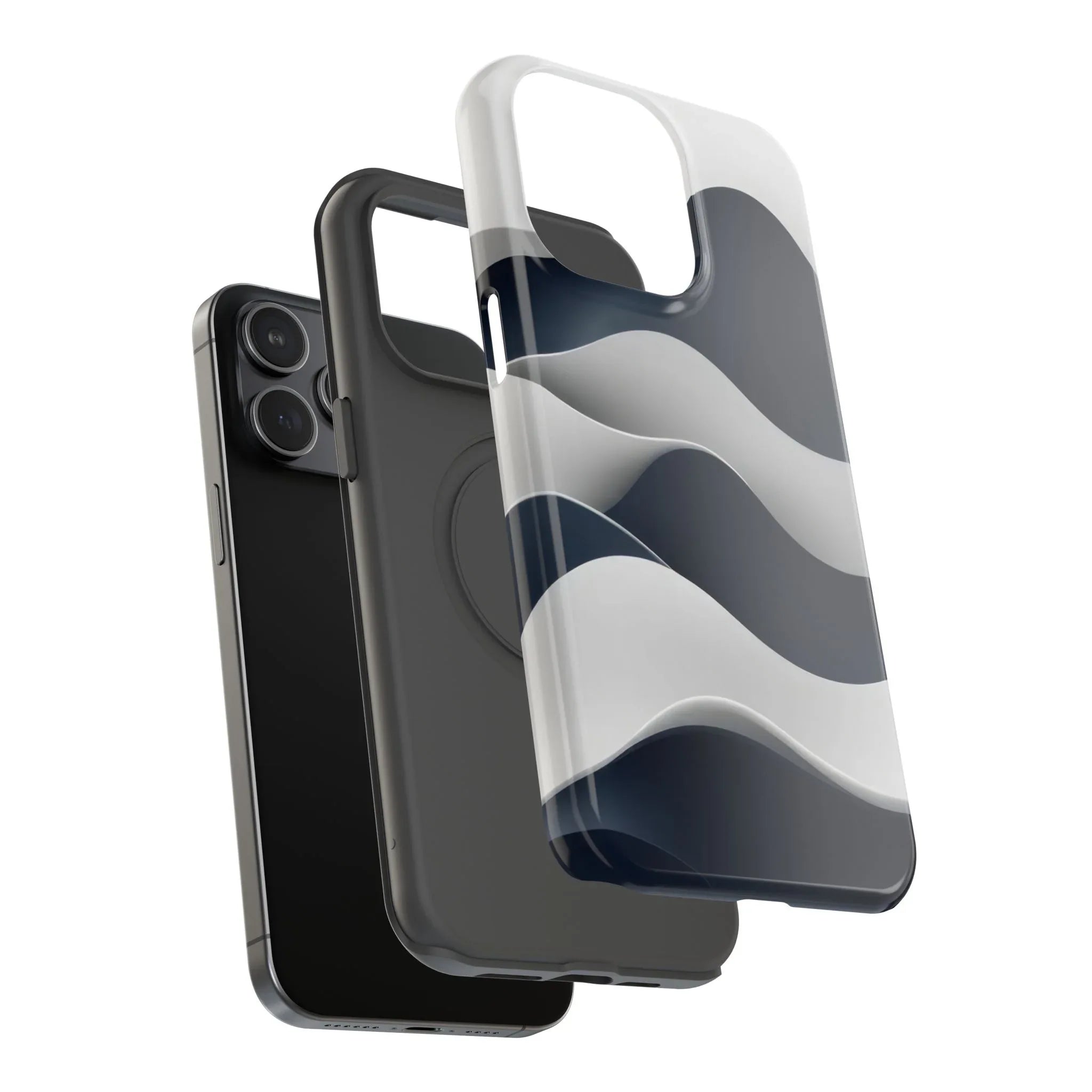 Ocean Flow Phone Case for iPhone 11-17 and Galaxy S21-S22 - KARARMDESIGN