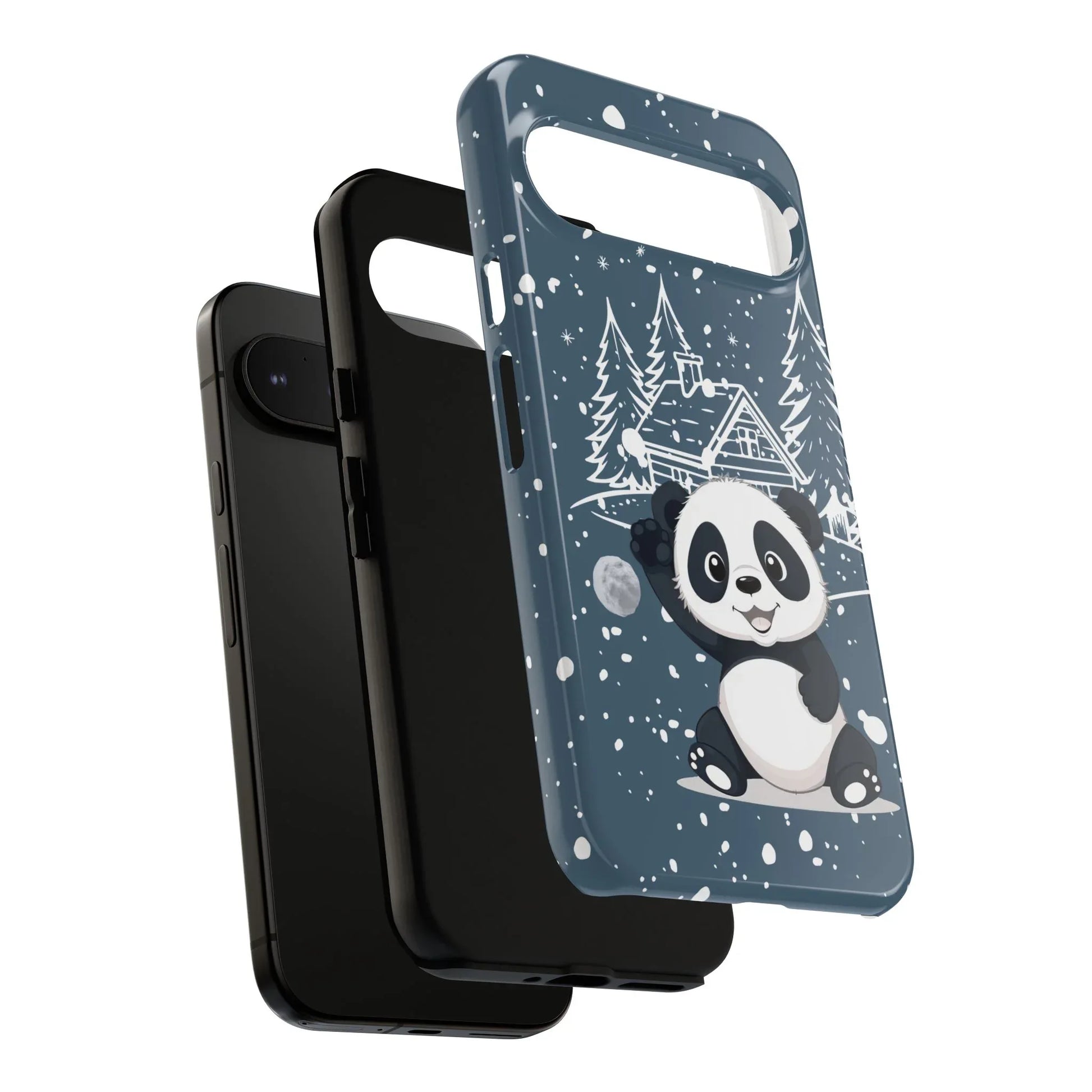 Cute Panda Phone Case for Samsung Galaxy and Google Pixel - KARARMDESIGN