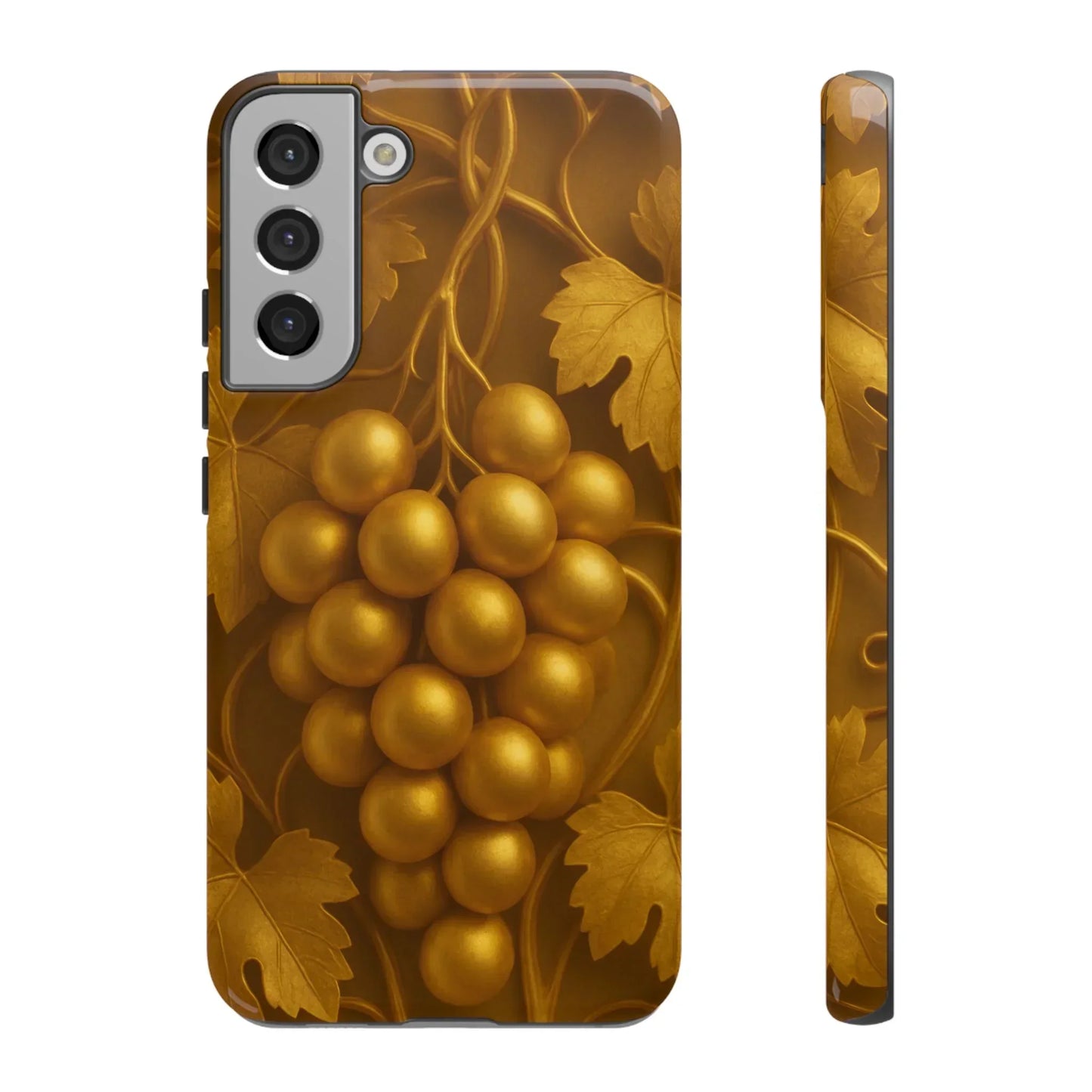 Golden Grapes Phone Case for Samsung Galaxy S10-S25 Models - KarArmDesign