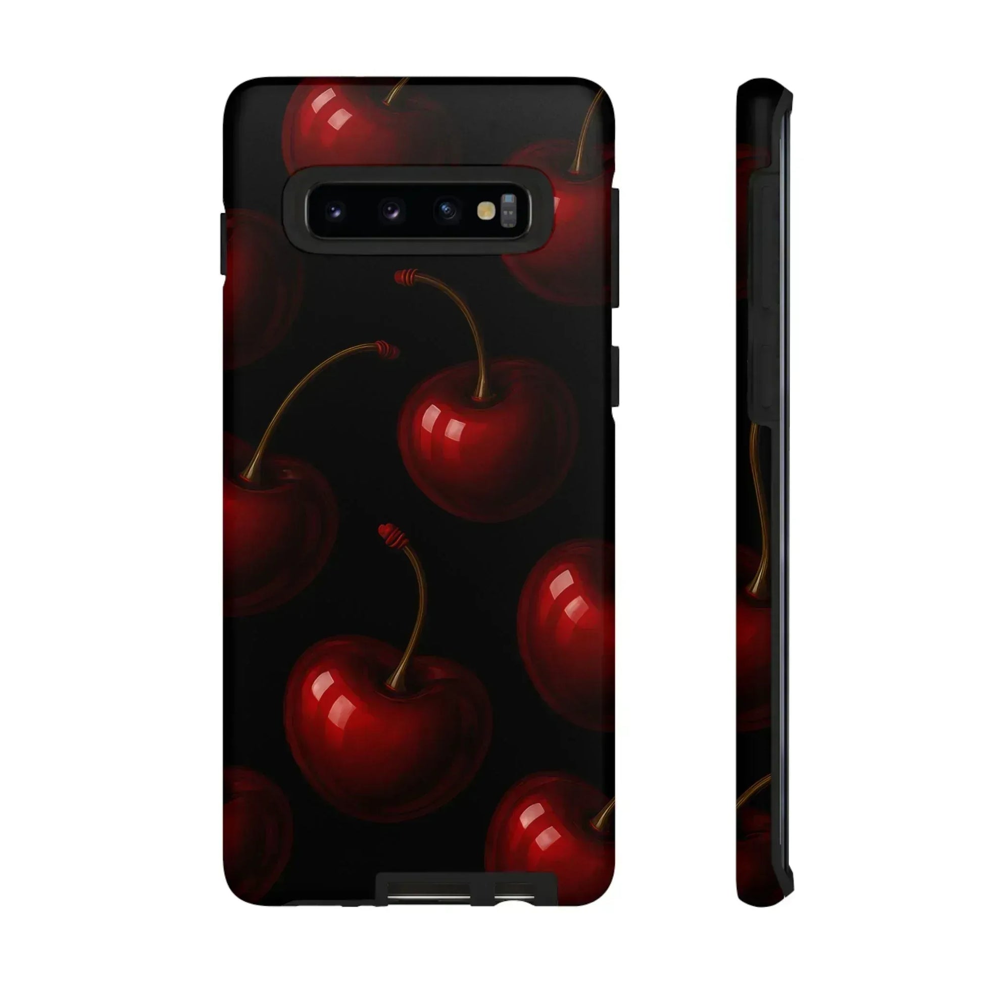 Cherry Phone Case for iPhone X-16 and Galaxy S20-S25 - KARARMDESIGN
