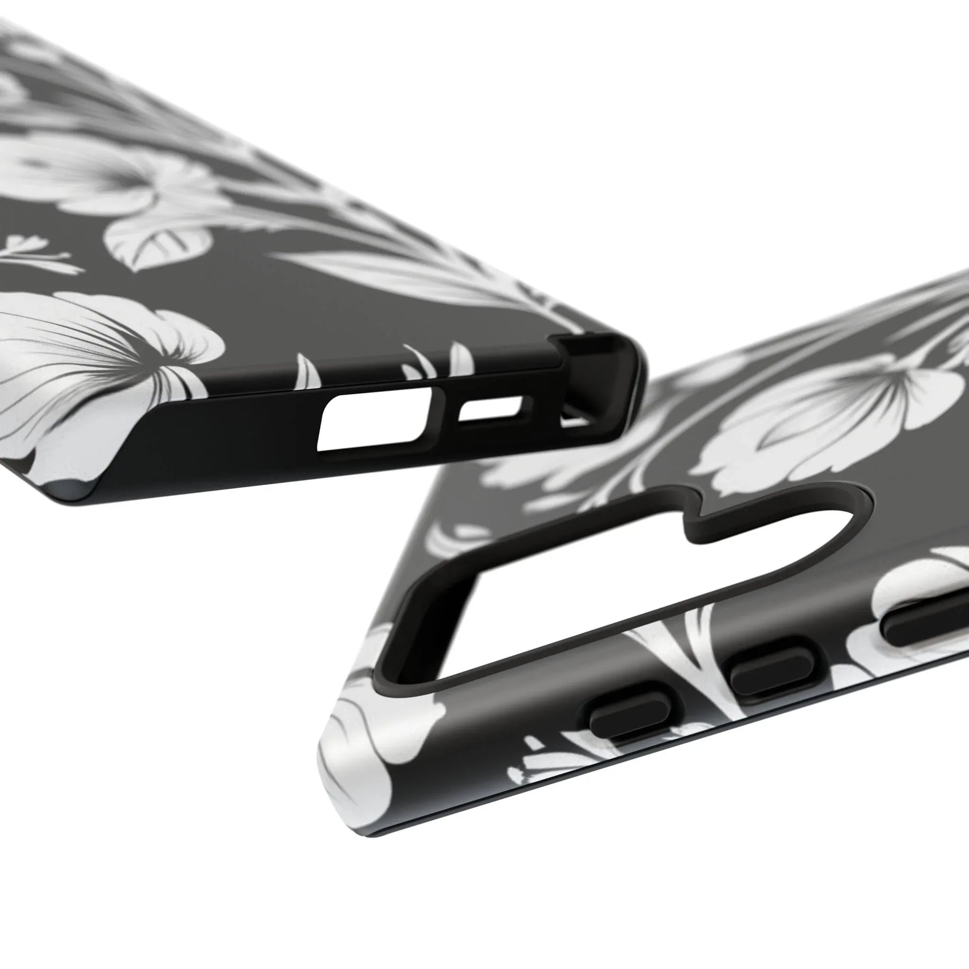 Elegant Floral Phone Case for Galaxy S20-S25 - KARARMDESIGN