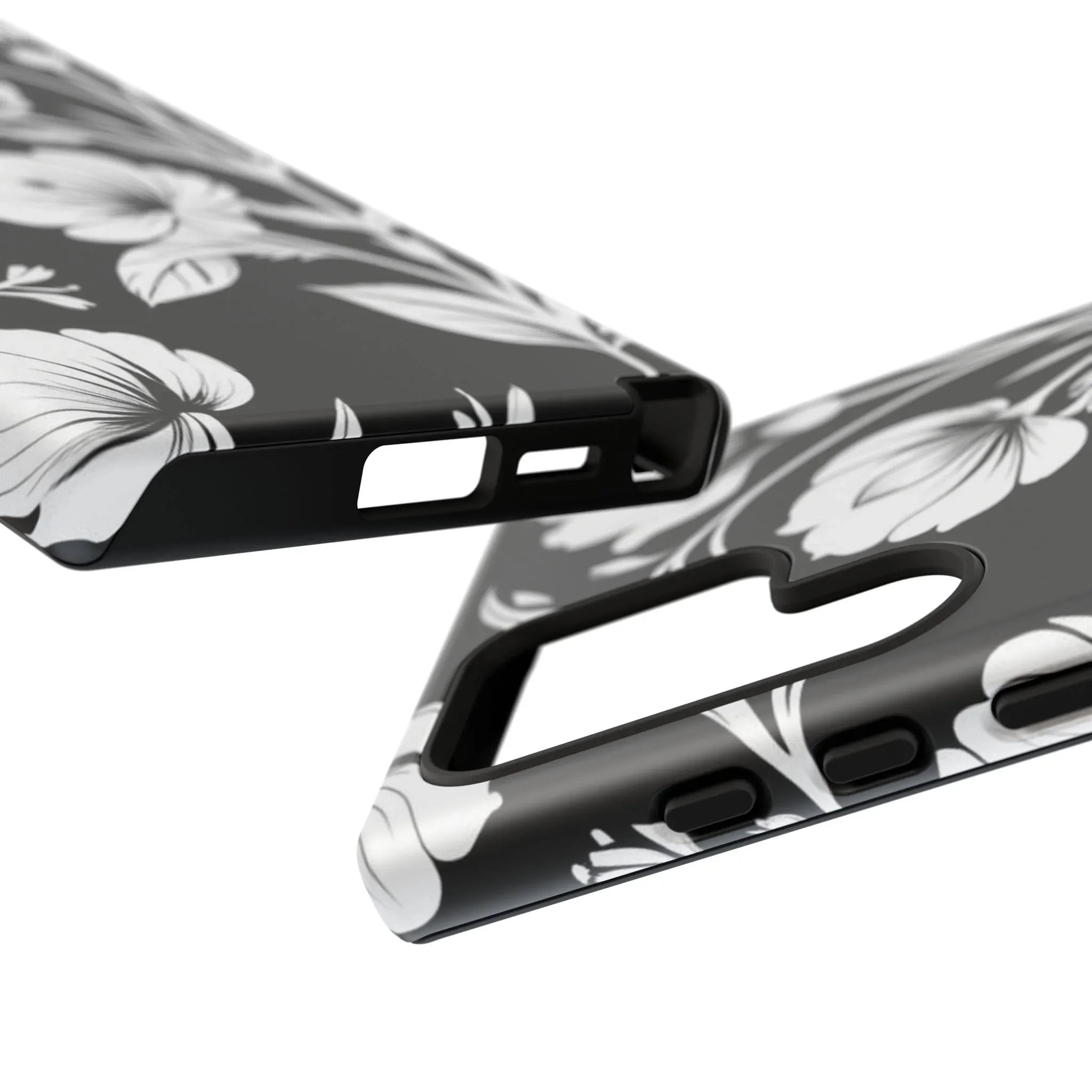 Elegant Floral Phone Case for Galaxy S20-S25 - KARARMDESIGN