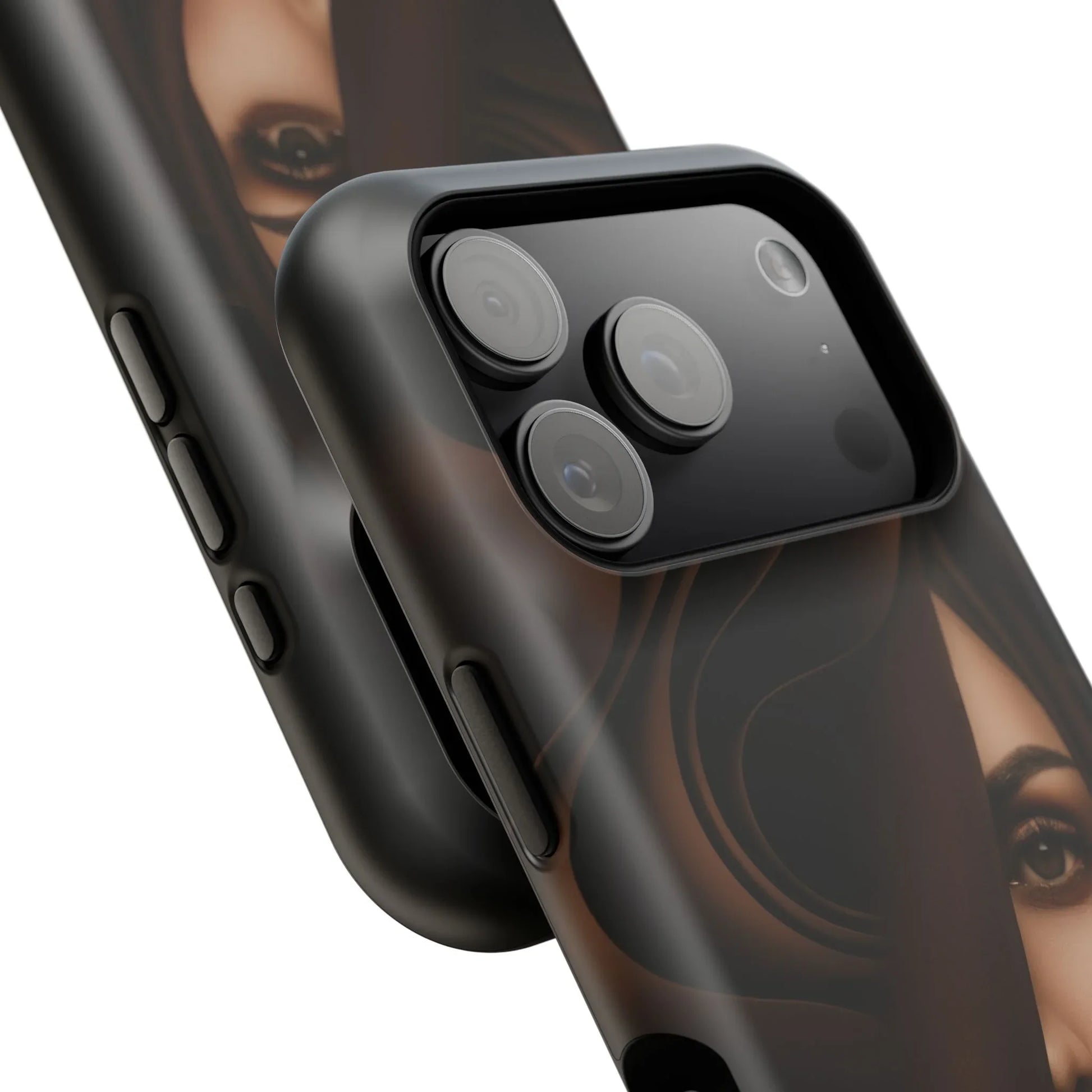 Mystery Woman Phone Case for iPhone 17, Air, Pro, Pro Max - KARARMDESIGN