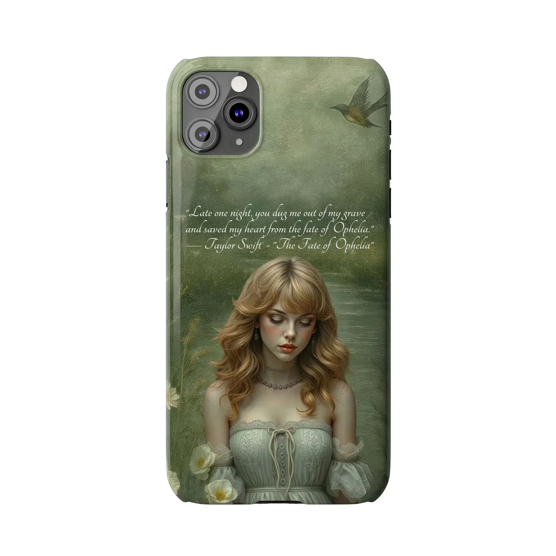 "Melancholic Ophelia" Phone Case for iPhone 7-17 Models - KARARMDESIGN