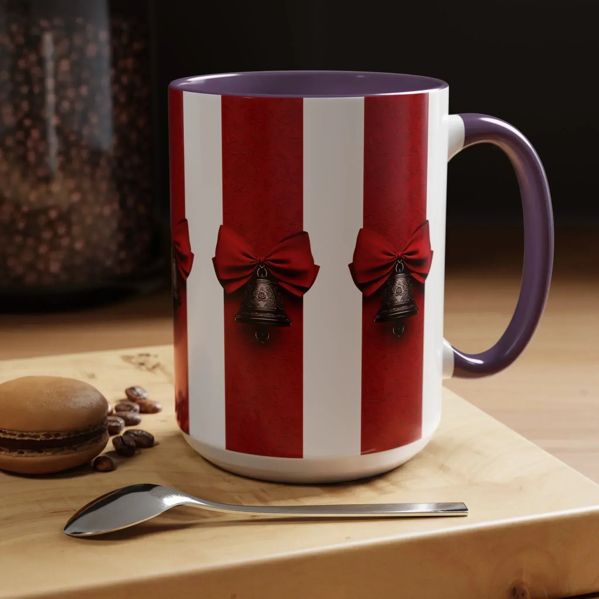 Holiday Bells Mug - Accent Coffee Mug (11, 15oz) - KARARMDESIGN