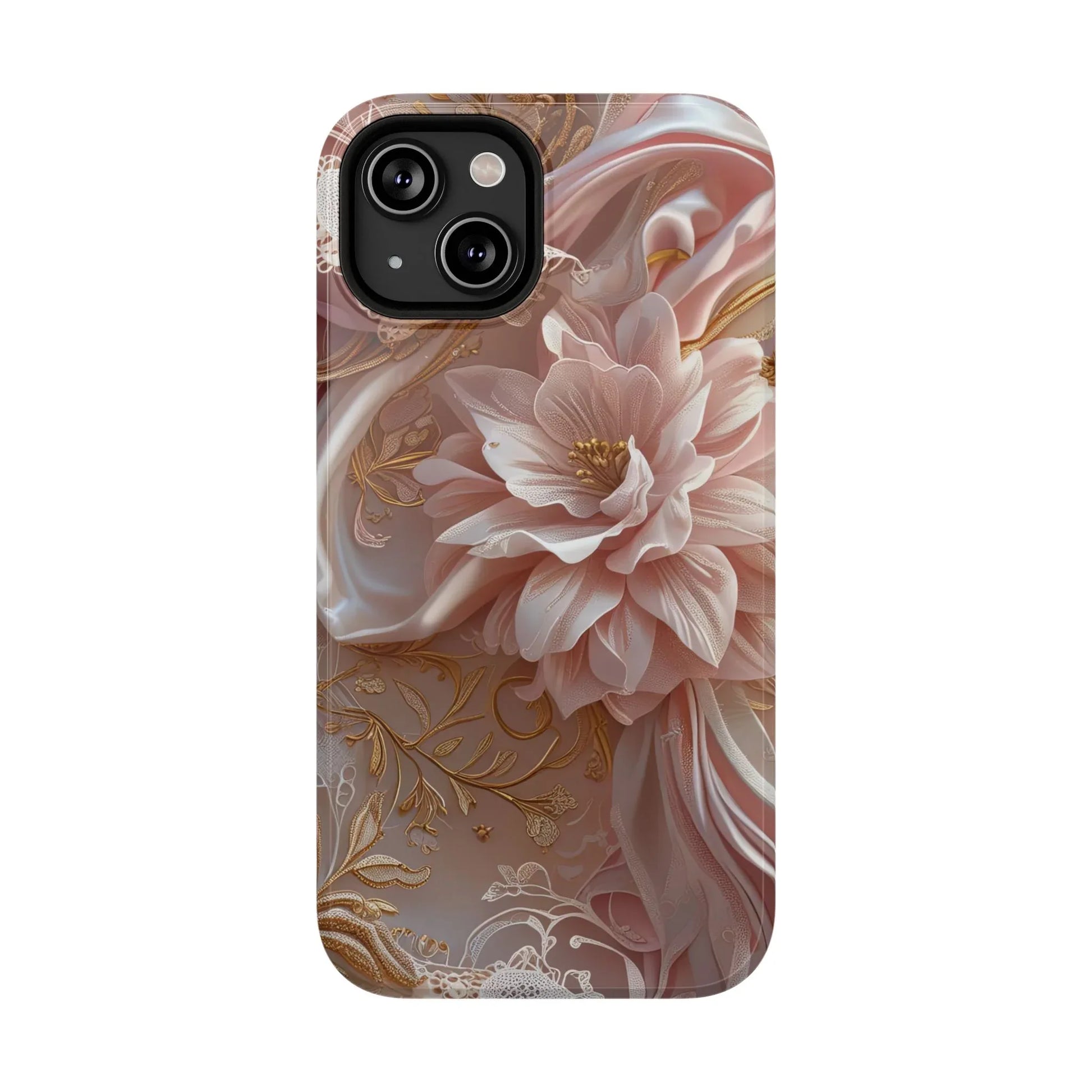 Elegant Floral Phone Case for iPhone 11-17 and Samsung Galaxy S21-S22 - KARARMDESIGN
