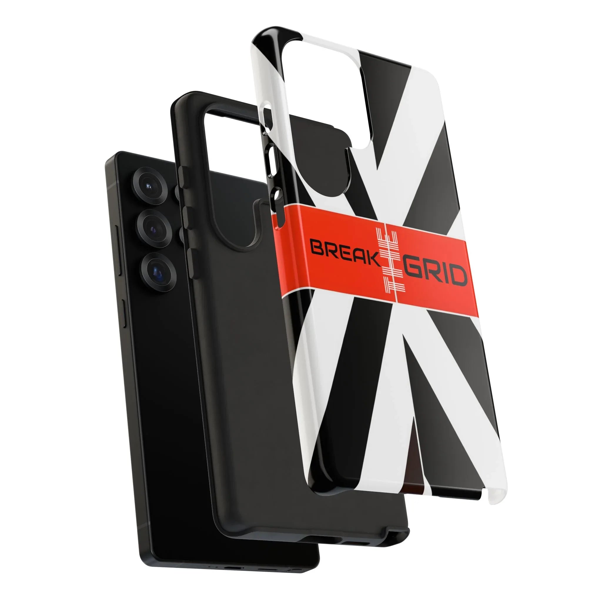 Break The Grid Phone Case for iPhone 11–16 and Galaxy S20–S25 - KARARMDESIGN