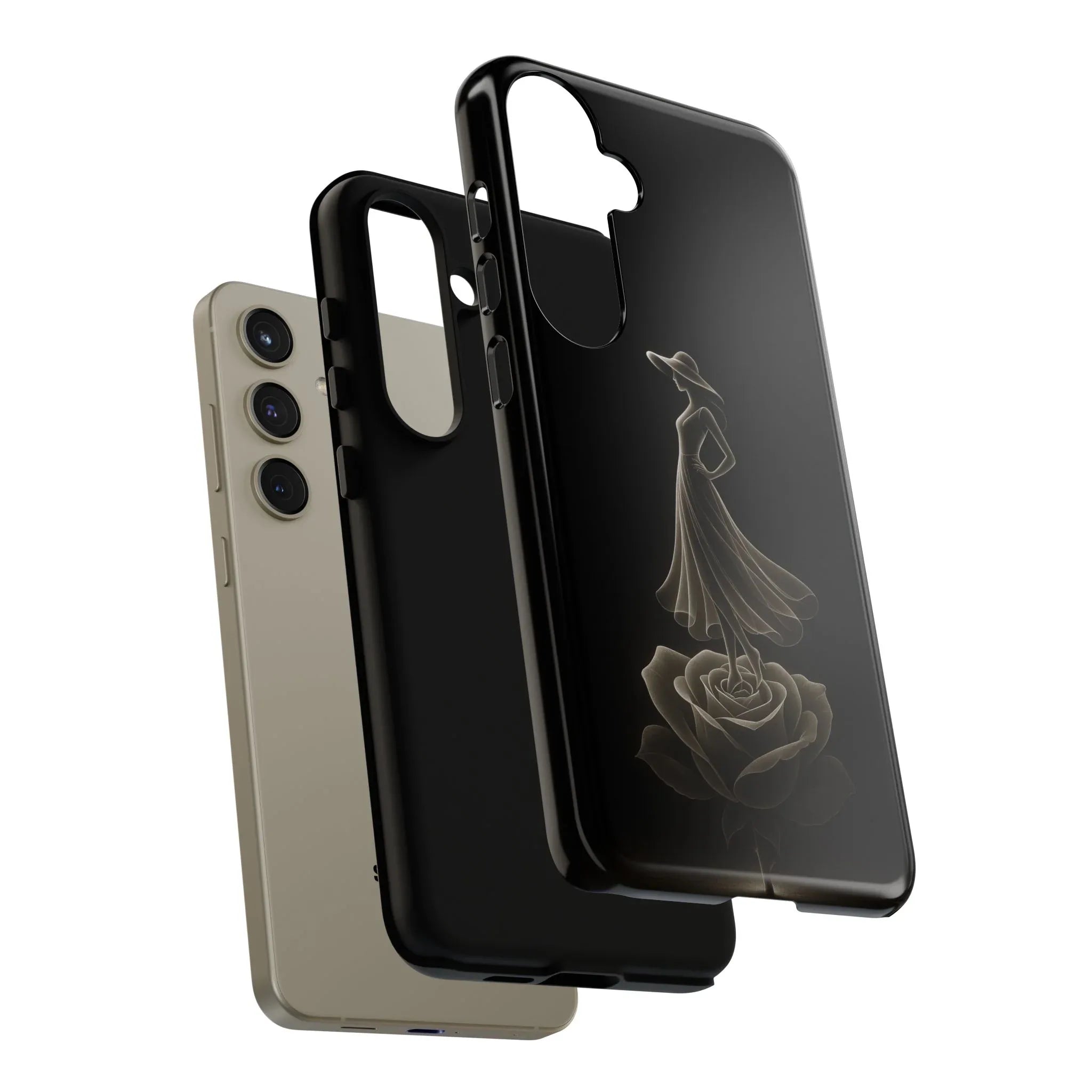 Elegant Woman Phone Case for iPhone 12-17 and Galaxy S20-S25 - KARARMDESIGN
