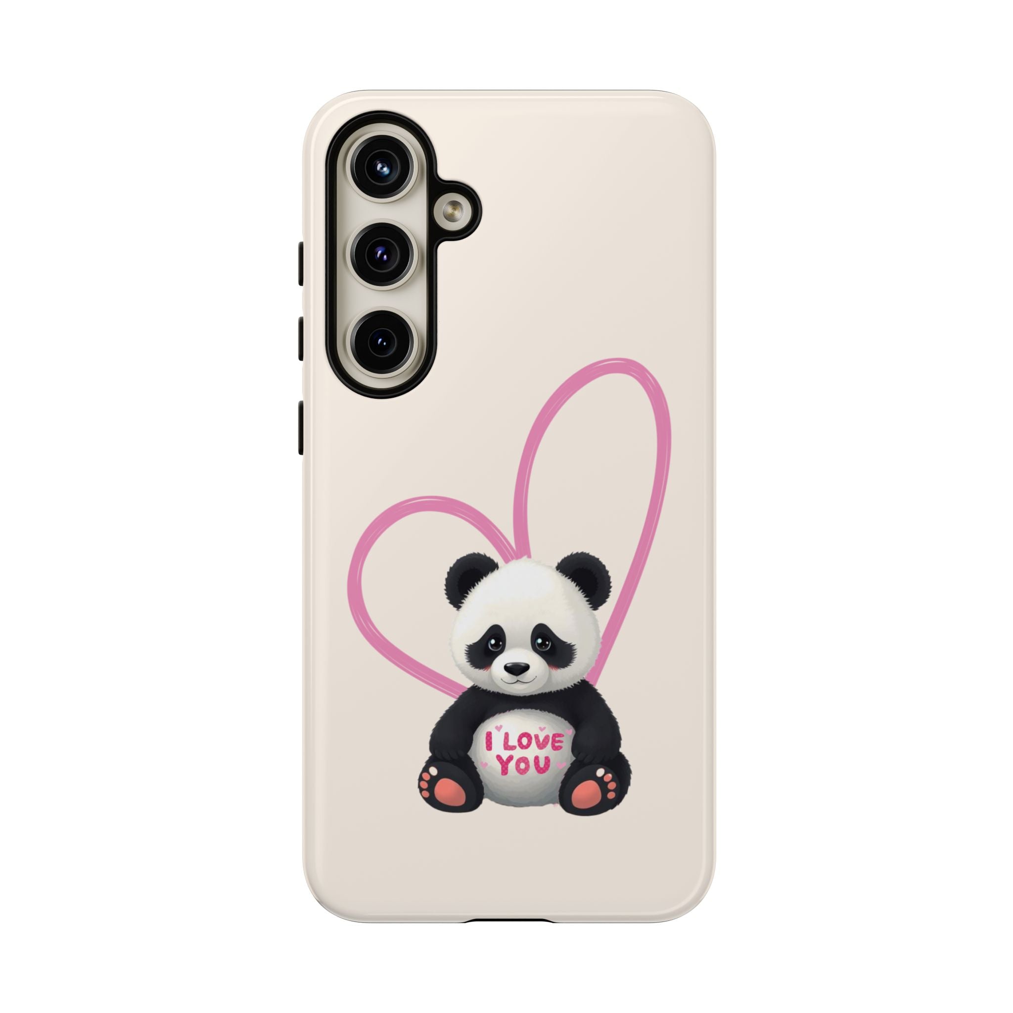 Adorable Panda Love Phone Case – Samsung Galaxy S20-S26
