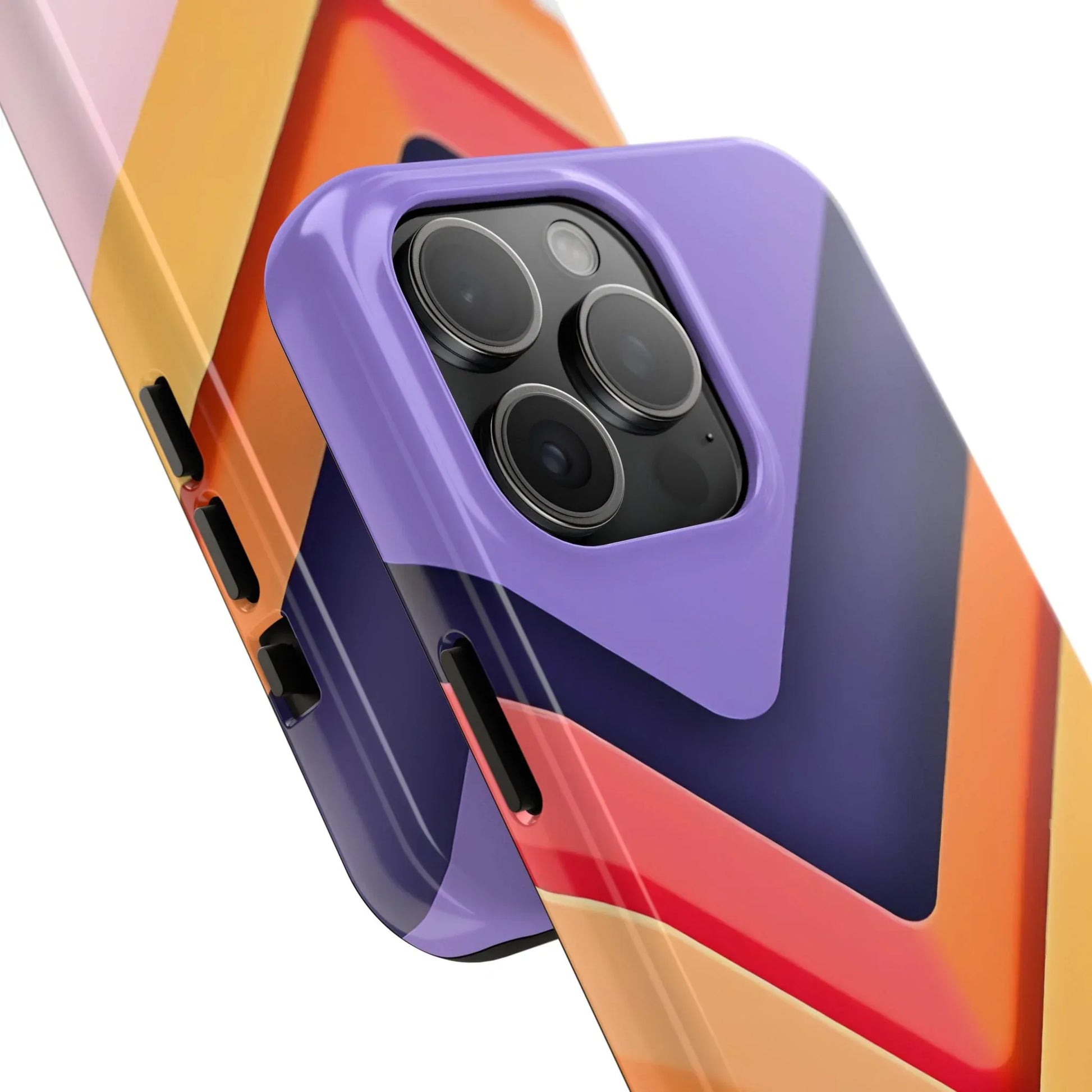 Vibrant Geometric Chevron Phone Case for iPhone and Galaxy - KARARMDESIGN